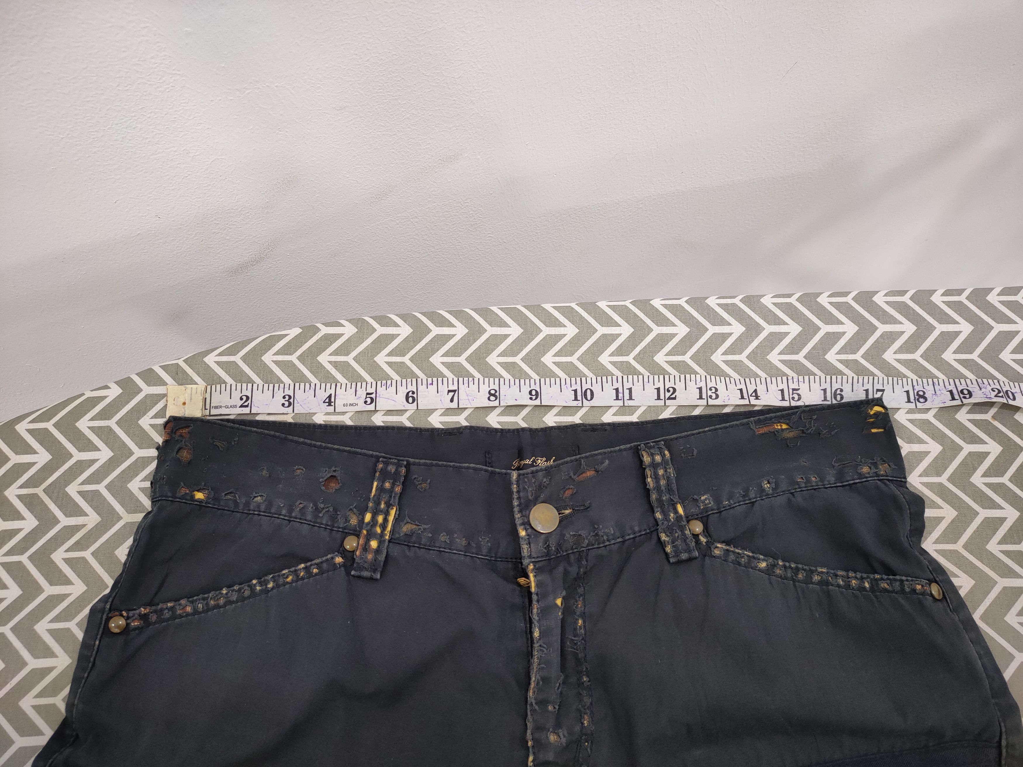 Japanese Brand × Vintage VINTAGE ROYAL FLASH BLACK CARGO PANTS Size US 33 - 16 Thumbnail