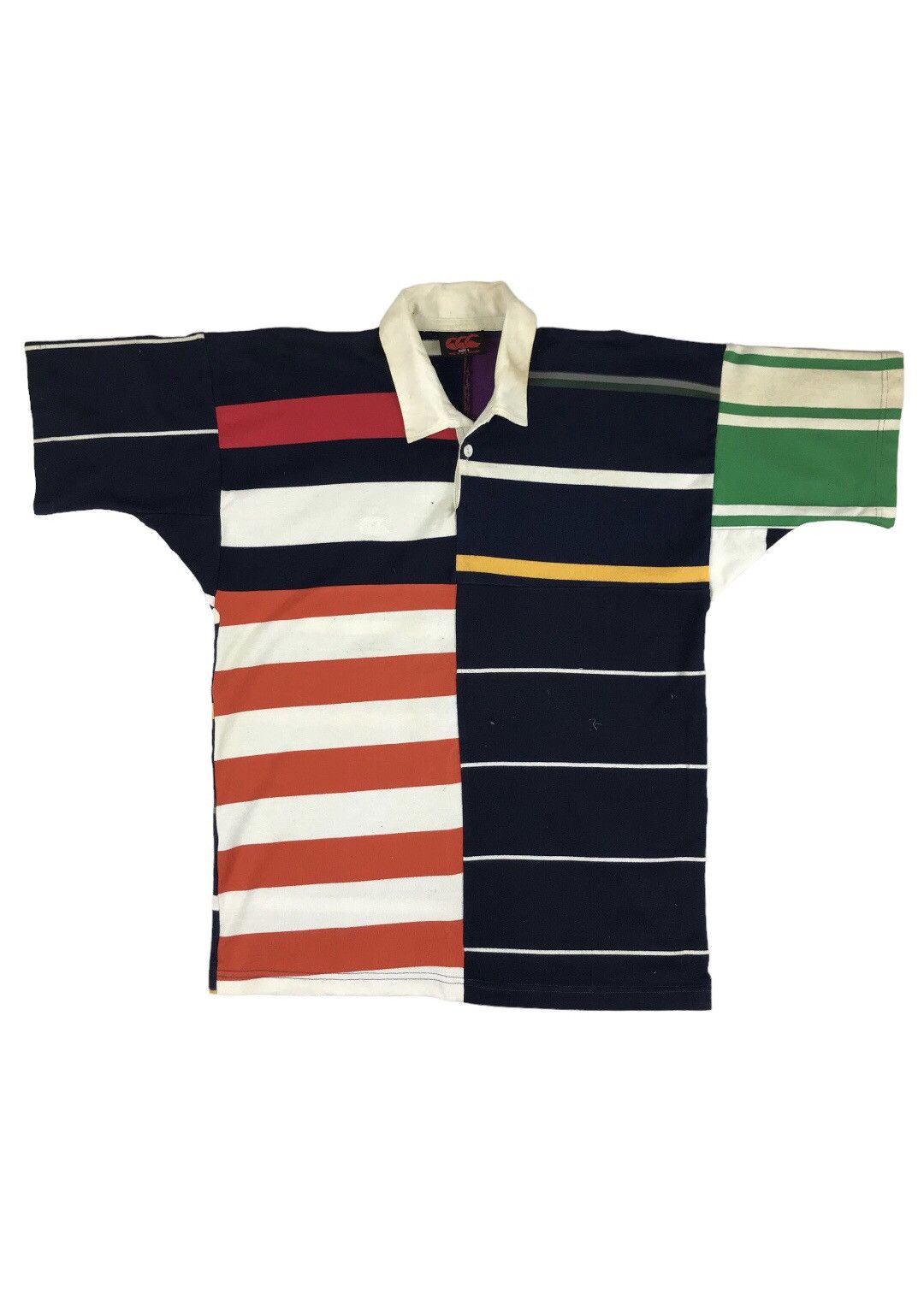 Vintage Canterbury New Zealand UGLY Stripe Rugby Shirt