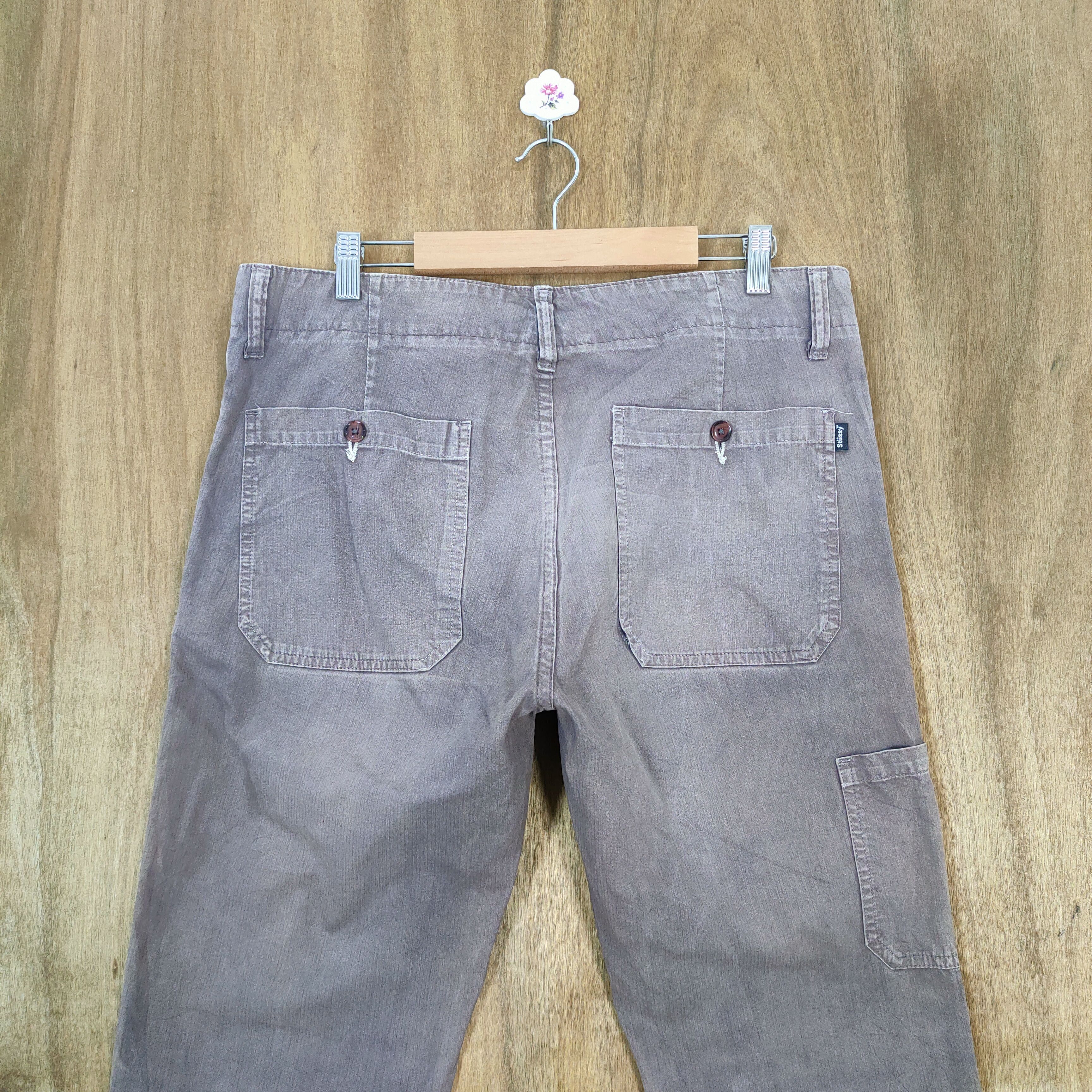 Stussy VINTAGE STUSSY SUN FADED BUTTONFLY CARGO PANTS Size US 34 / EU 50 - 11 Thumbnail