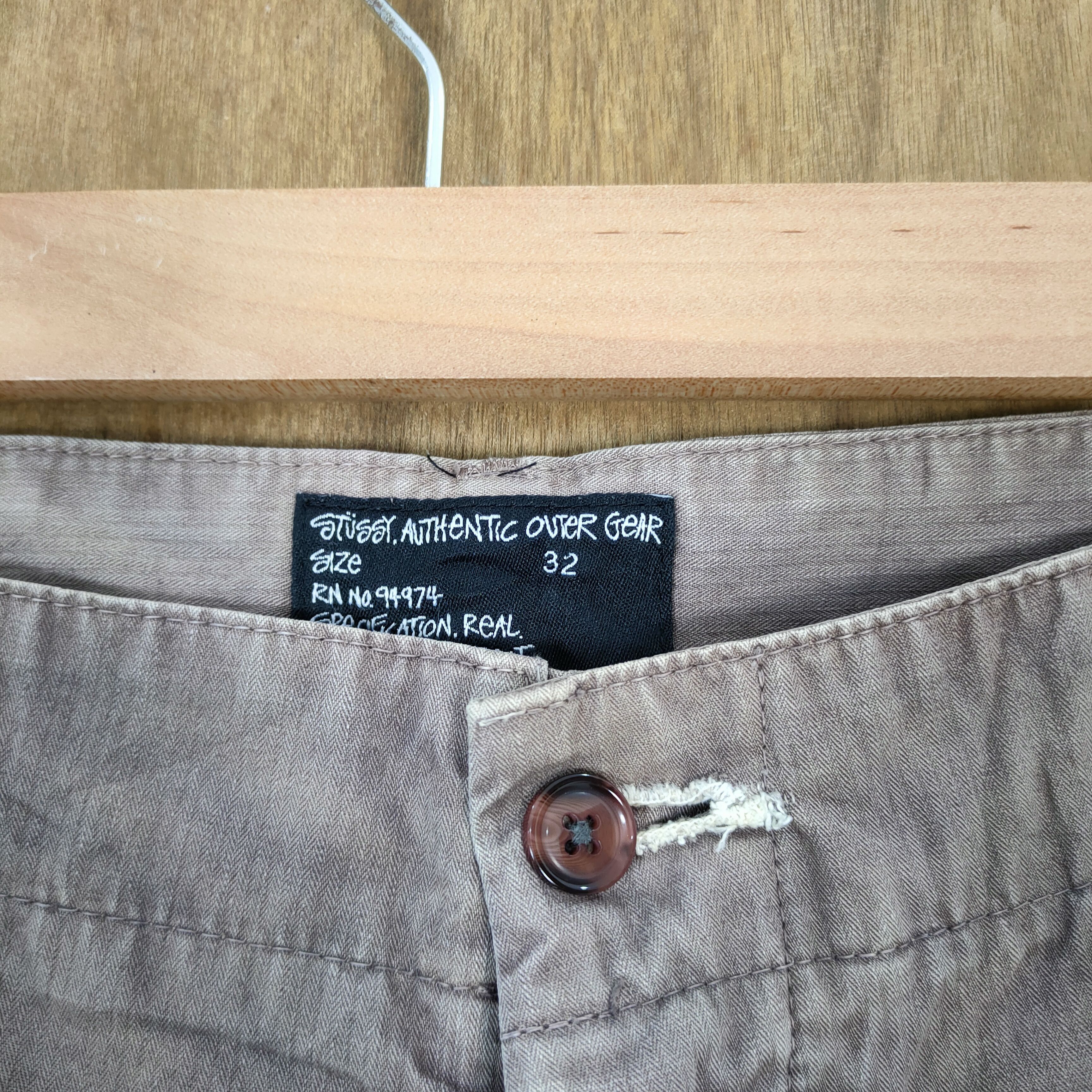Stussy VINTAGE STUSSY SUN FADED BUTTONFLY CARGO PANTS Size US 34 / EU 50 - 9 Thumbnail
