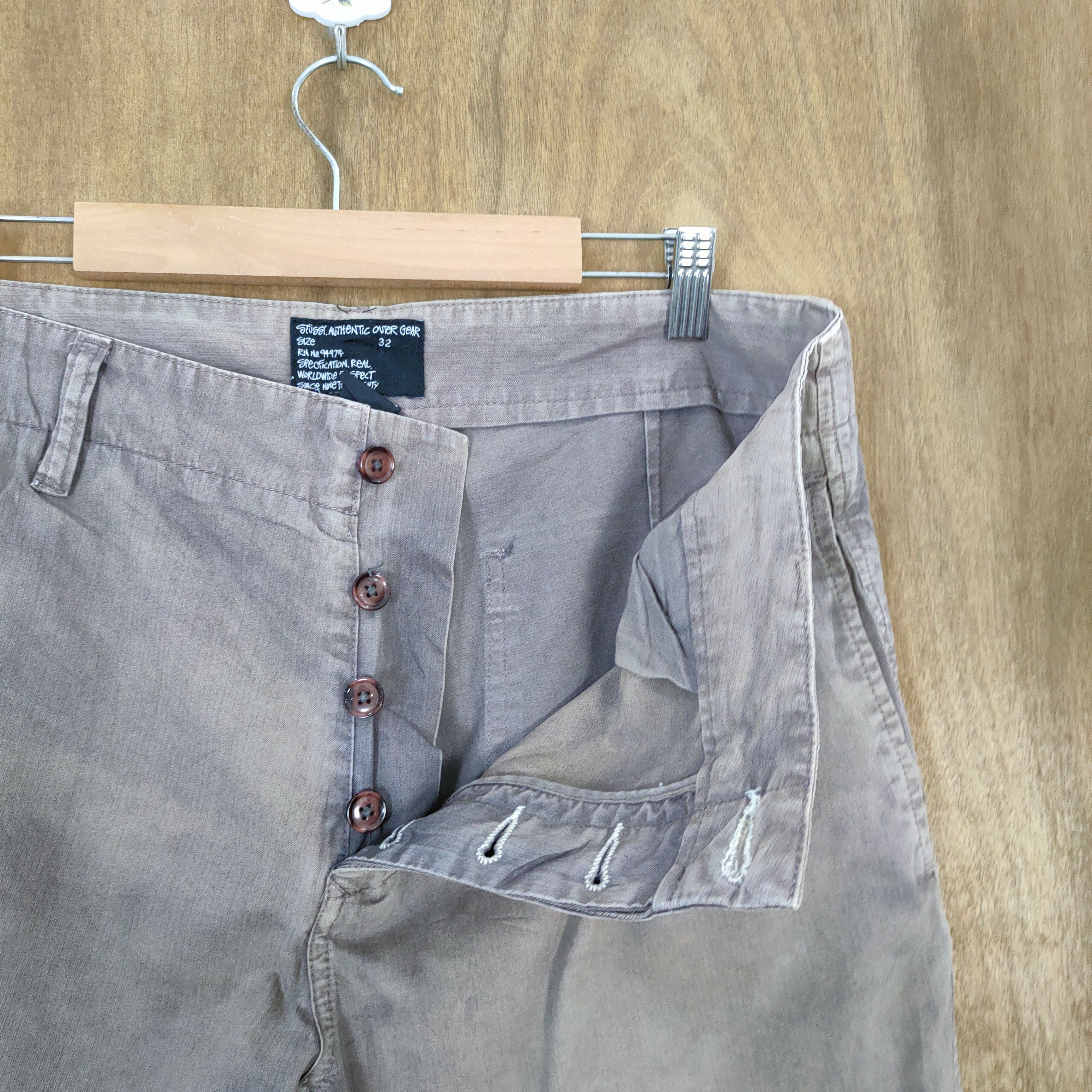 Stussy VINTAGE STUSSY SUN FADED BUTTONFLY CARGO PANTS Size US 34 / EU 50 - 14 Thumbnail