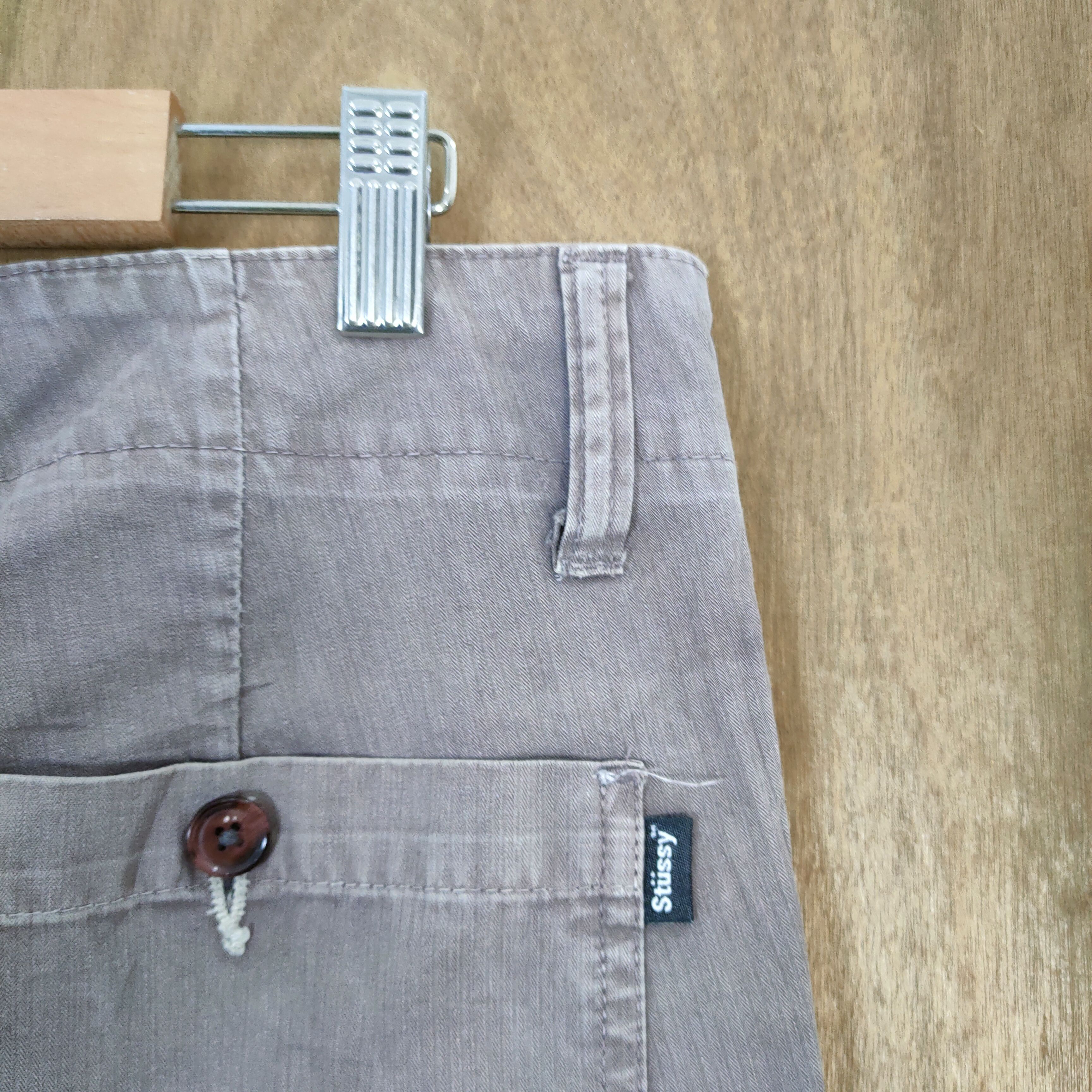 Stussy VINTAGE STUSSY SUN FADED BUTTONFLY CARGO PANTS Size US 34 / EU 50 - 13 Thumbnail