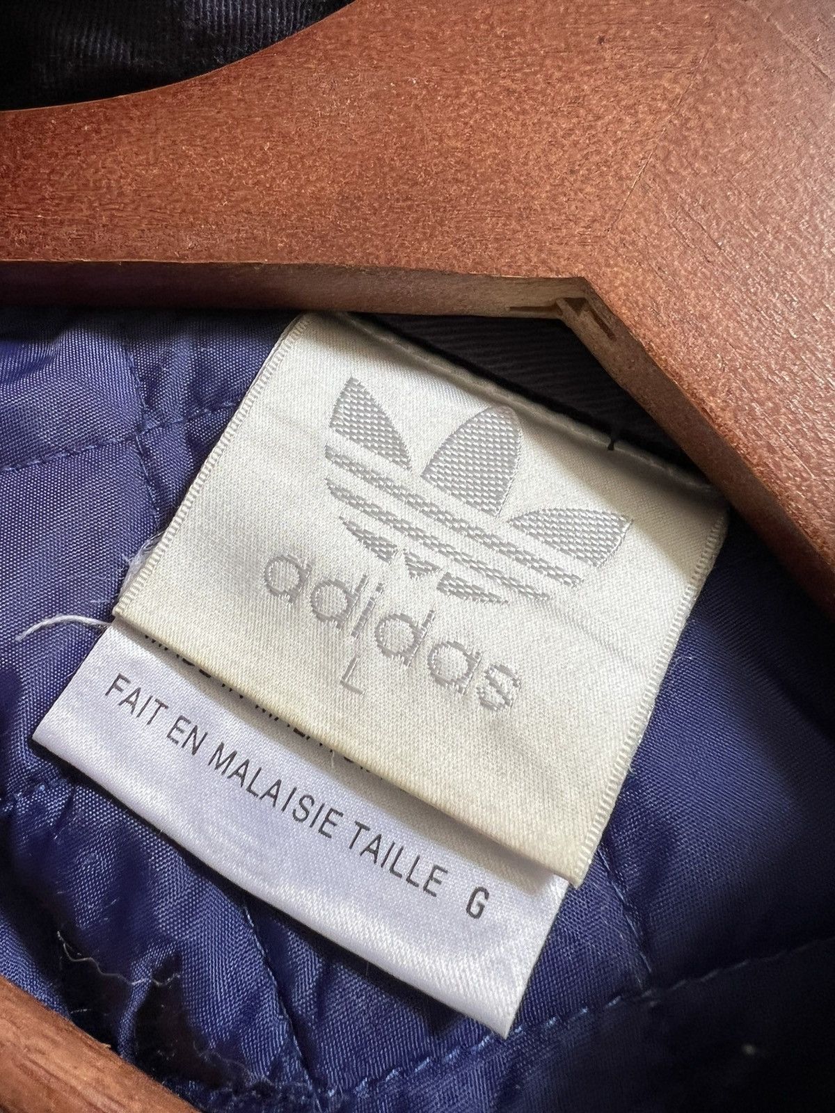 Adidas × Vintage 🔥 Vintage 🔥 Adidas Workwear Denim Jacket Size US L / EU 52-54 / 3 - 9 Thumbnail