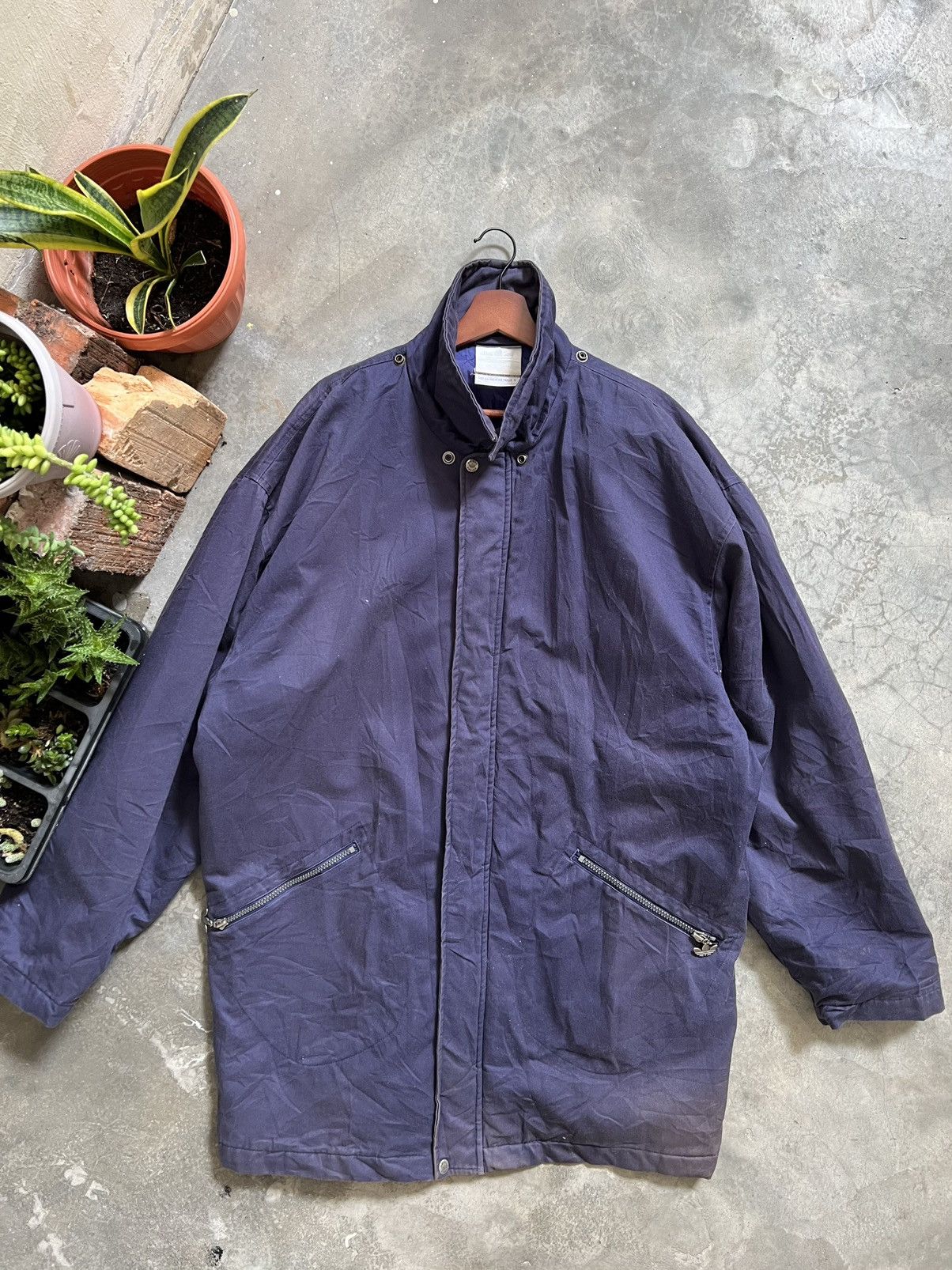 Adidas × Vintage 🔥 Vintage 🔥 Adidas Workwear Denim Jacket Size US L / EU 52-54 / 3 - 2 Thumbnail