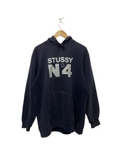 Stussy 'LV' N4 monogram hoodie (M) RARE