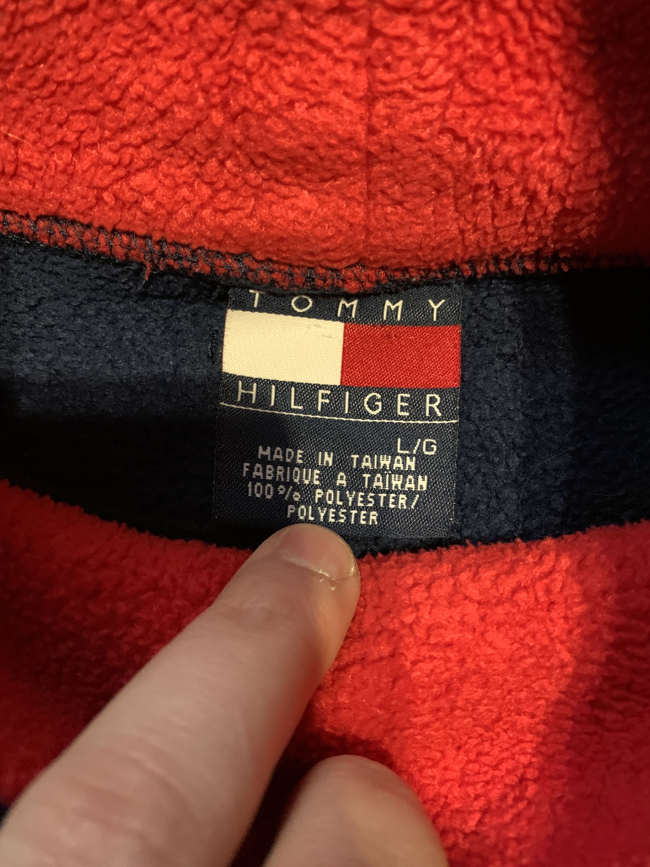 Tommy Hilfiger Tommi Hilfiger Vintage Fleece Size US L / EU 52-54 / 3 - 8 Thumbnail