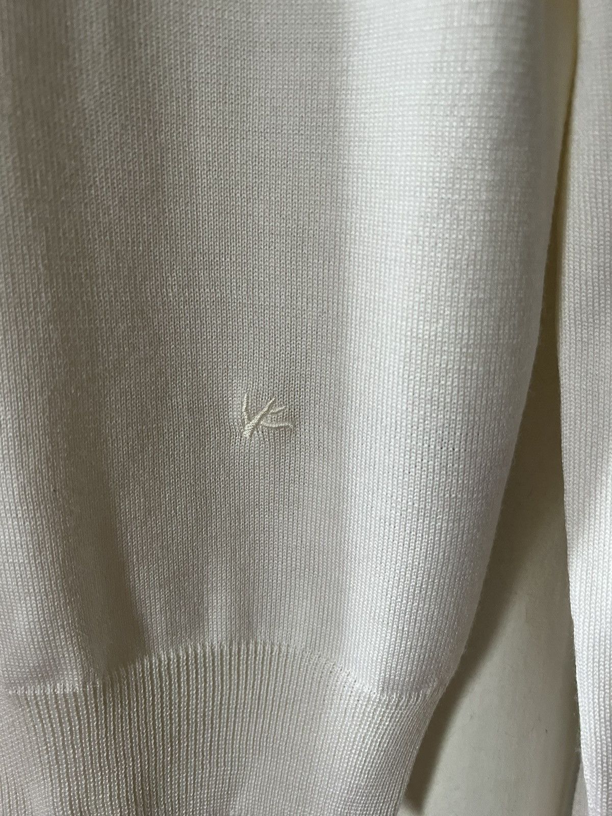 Isaia Ivory Wool Silk Crewneck Sweater Size US M / EU 48-50 / 2 - 3 Thumbnail