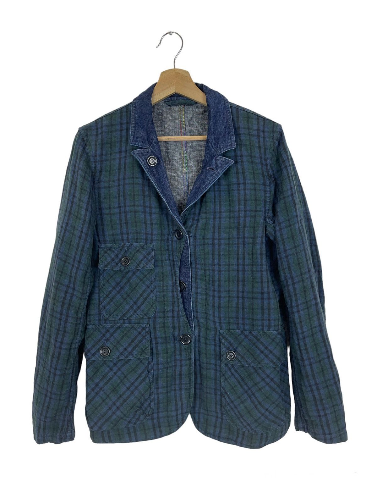 Indigo INDIGO JAPANESE DESIGNER HYBRID JACKET TOMORROWLAND Size US M / EU 48-50 / 2 - 2 Thumbnail
