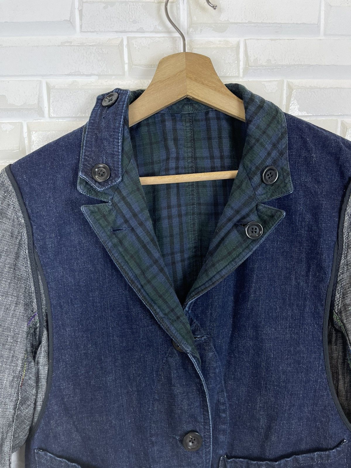 Indigo INDIGO JAPANESE DESIGNER HYBRID JACKET TOMORROWLAND Size US M / EU 48-50 / 2 - 4 Thumbnail