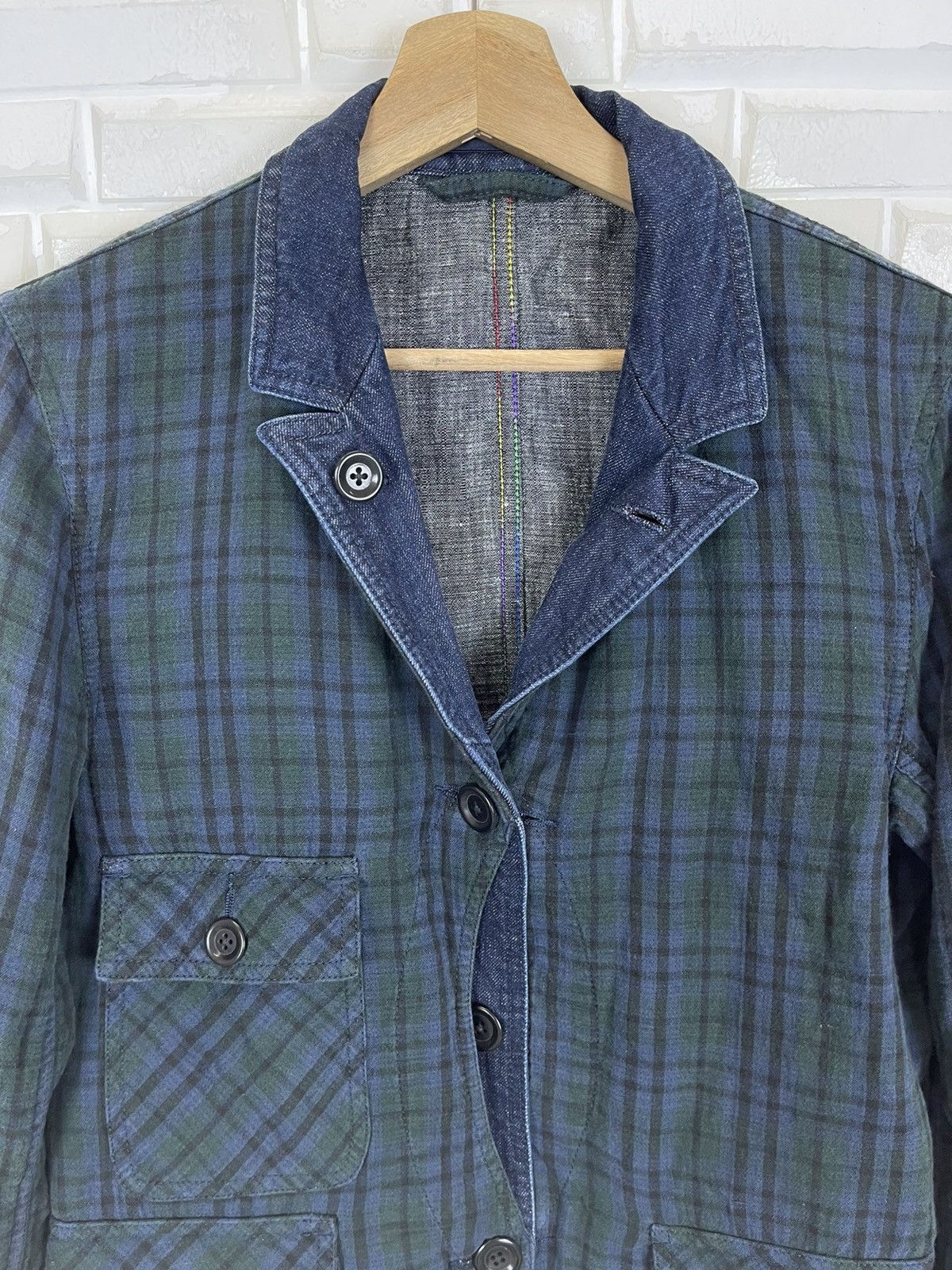 Indigo INDIGO JAPANESE DESIGNER HYBRID JACKET TOMORROWLAND Size US M / EU 48-50 / 2 - 8 Thumbnail