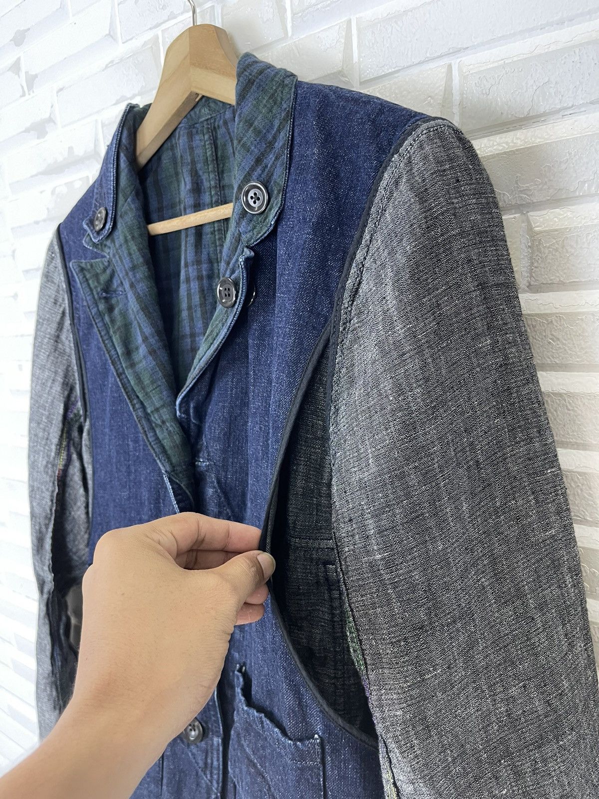 Indigo INDIGO JAPANESE DESIGNER HYBRID JACKET TOMORROWLAND Size US M / EU 48-50 / 2 - 3 Thumbnail