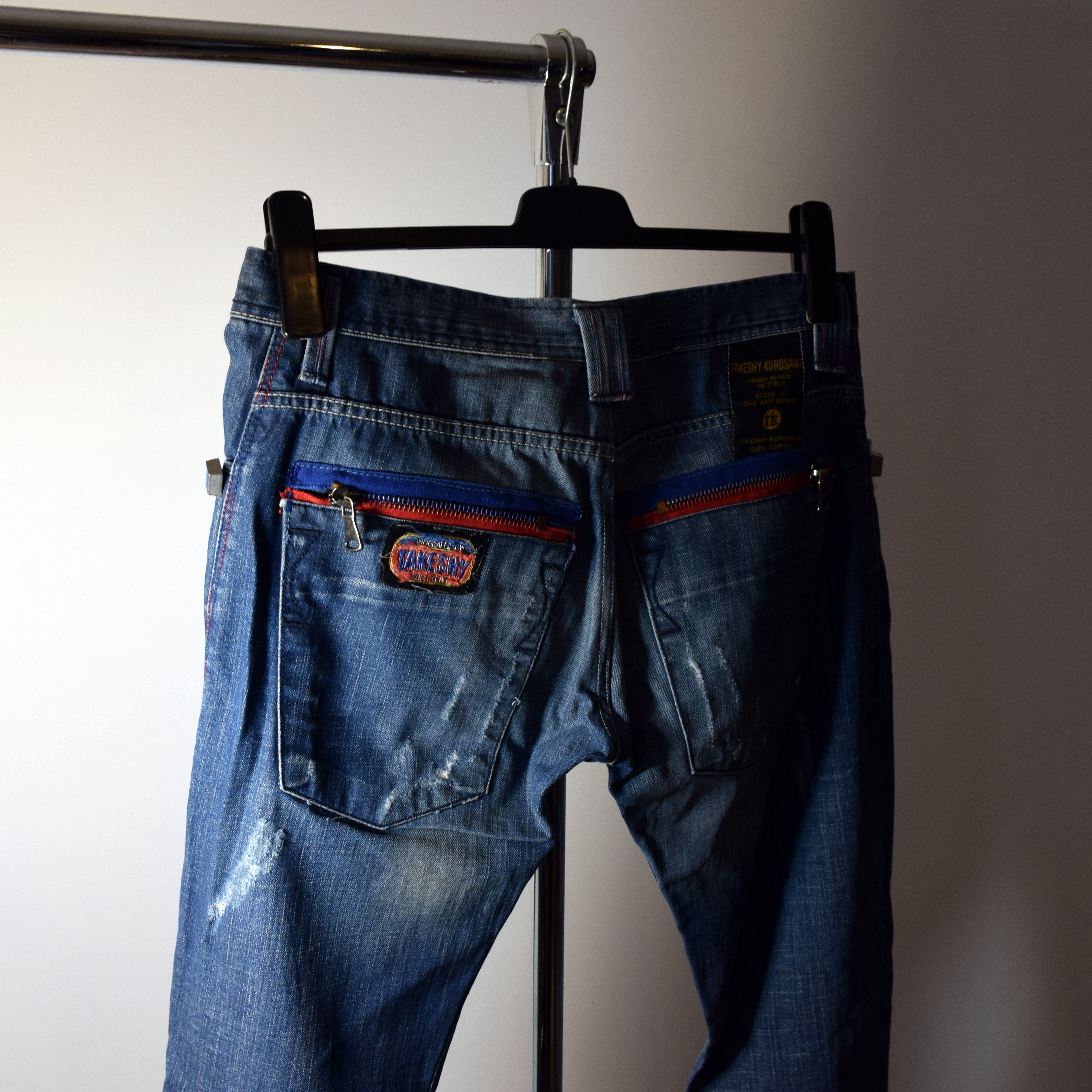 Takeshy Kurosawa DRILL STONES DENIM JAPAN TAKESHY KUROSAWA JEANS 38 Size US 38 / EU 54 - 3 Thumbnail