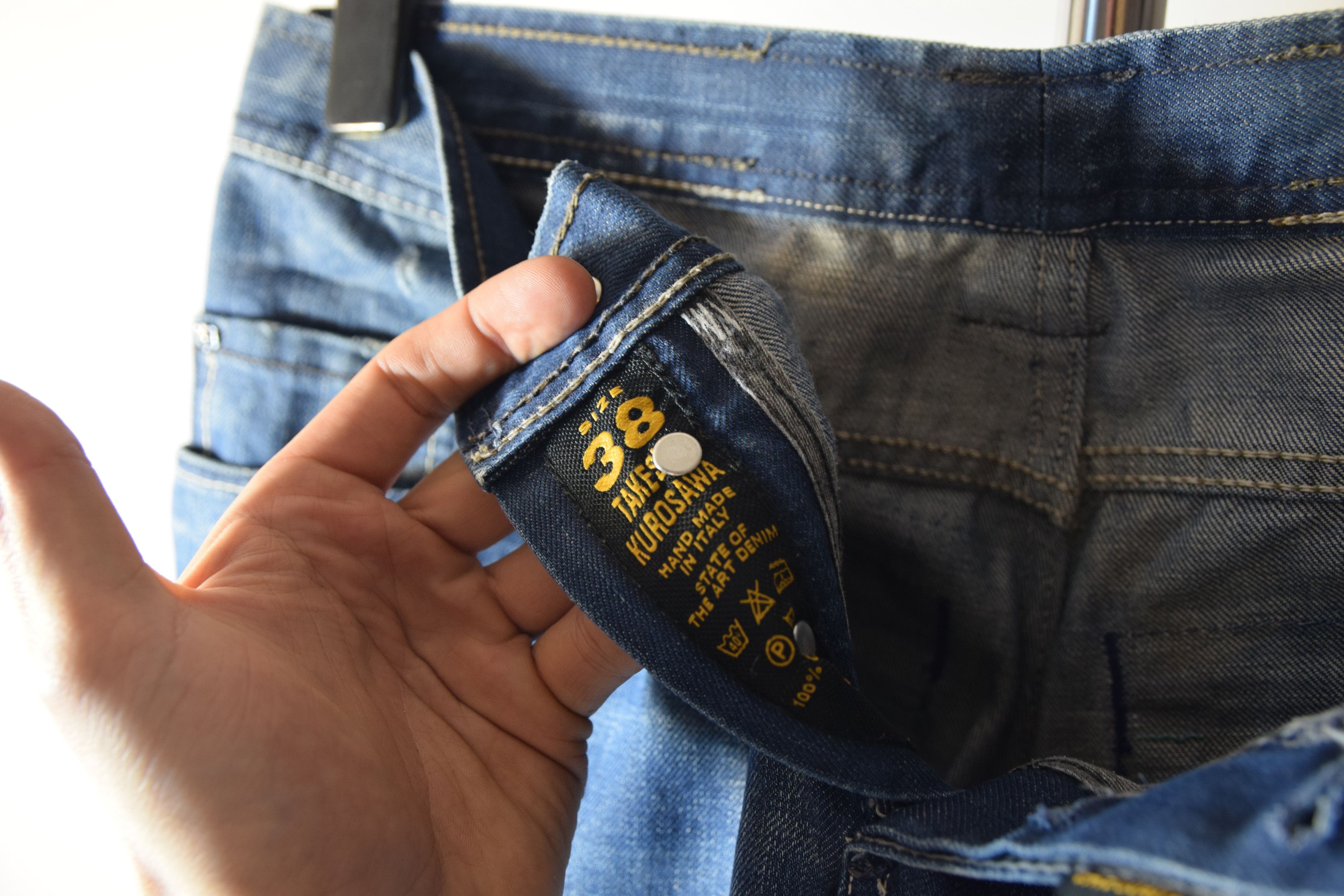 Takeshy Kurosawa DRILL STONES DENIM JAPAN TAKESHY KUROSAWA JEANS 38 Size US 38 / EU 54 - 12 Thumbnail