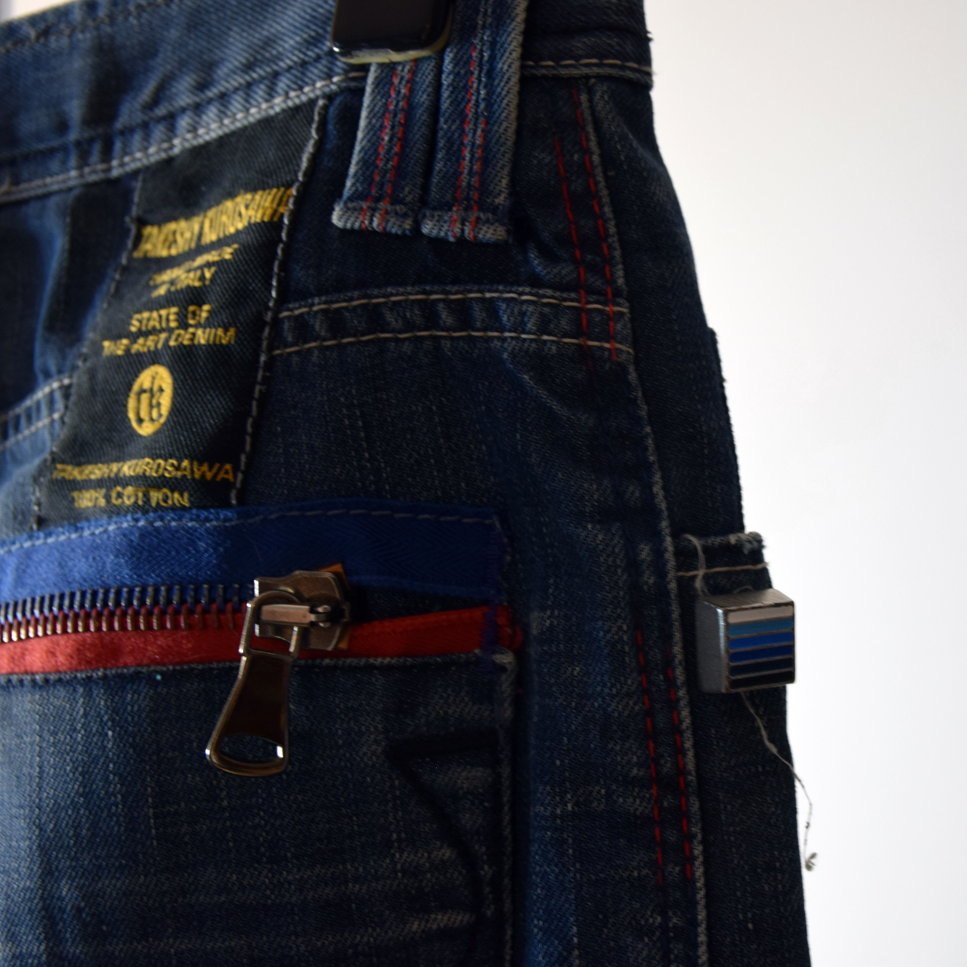 Takeshy Kurosawa DRILL STONES DENIM JAPAN TAKESHY KUROSAWA JEANS 38 Size US 38 / EU 54 - 10 Thumbnail