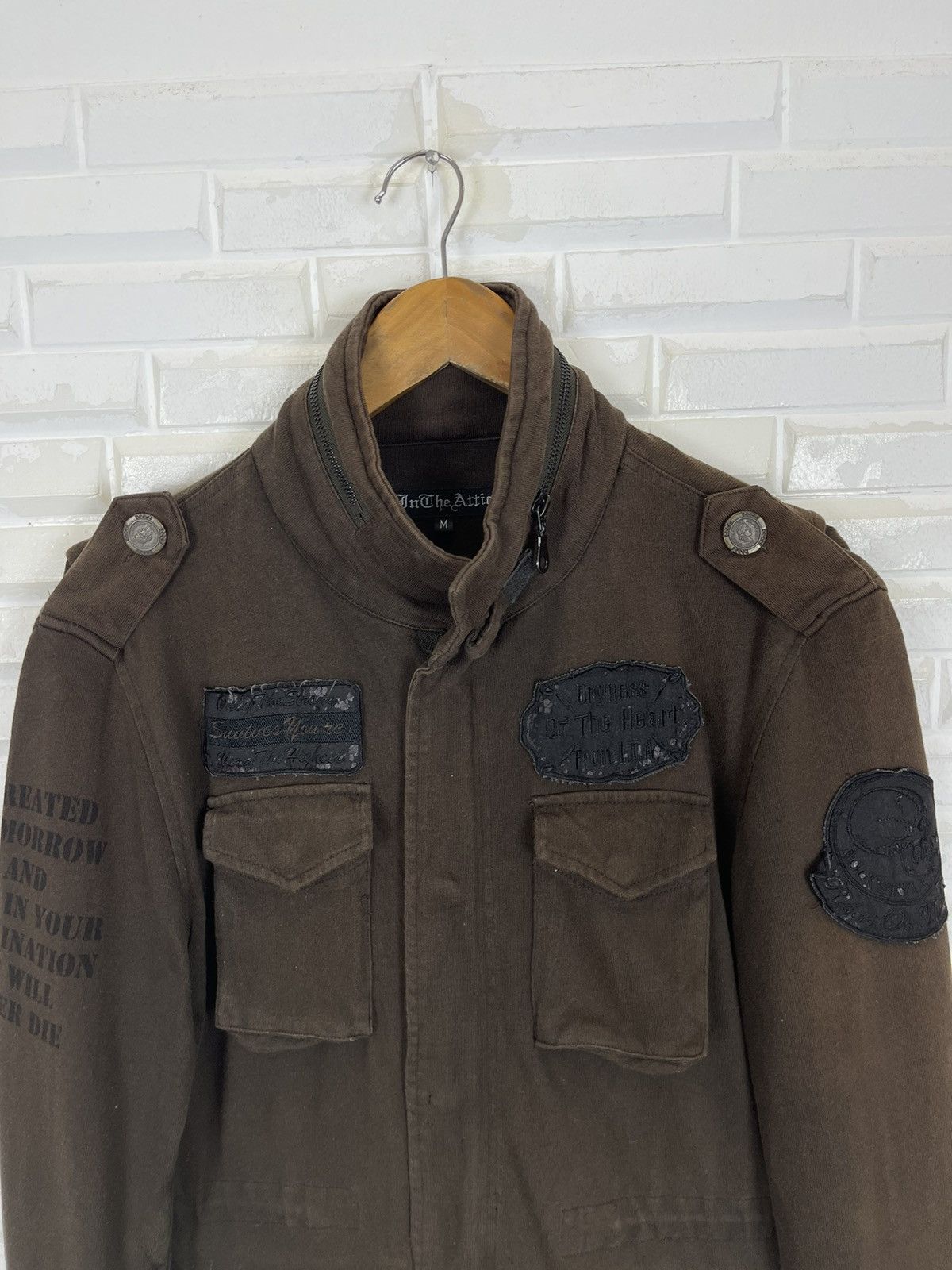 In The Attic Affliction Style Skull IN THE ATTIC PUNK JACKET STREETWEAR Size US M / EU 48-50 / 2 - 3 Thumbnail