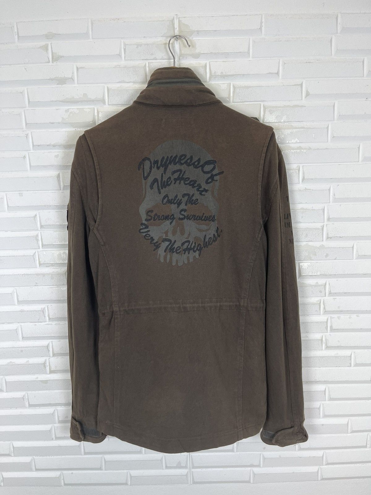 In The Attic Affliction Style Skull IN THE ATTIC PUNK JACKET STREETWEAR Size US M / EU 48-50 / 2 - 2 Thumbnail