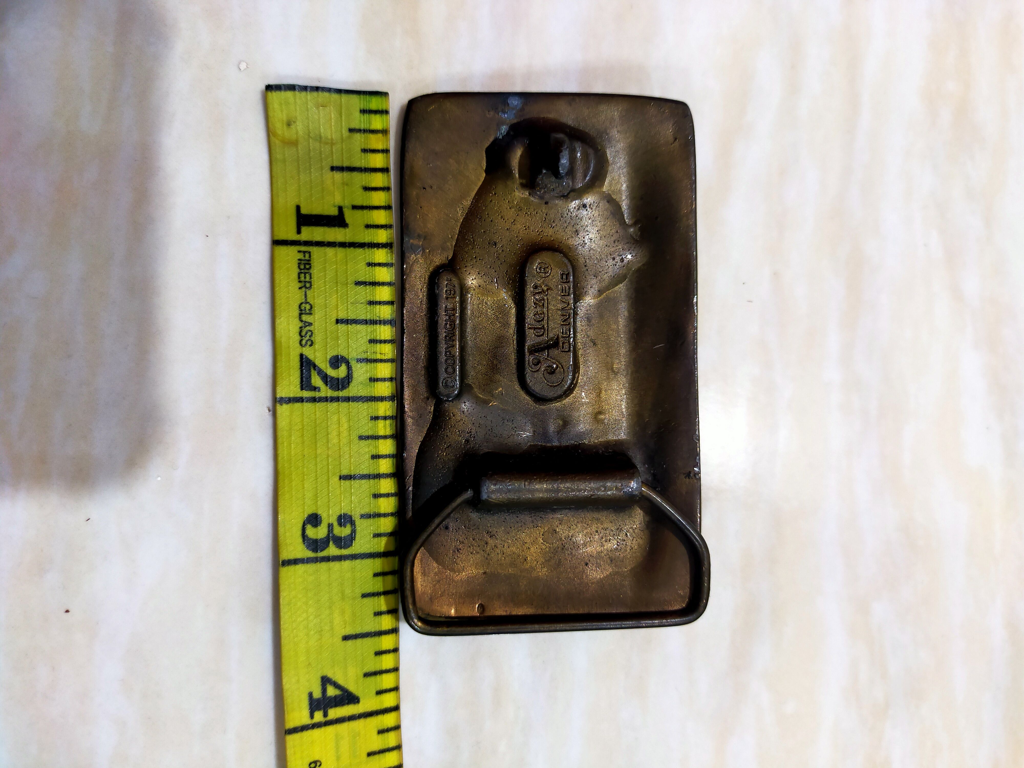 🔥Rare🔥70's Vintage Buckle Railway Head