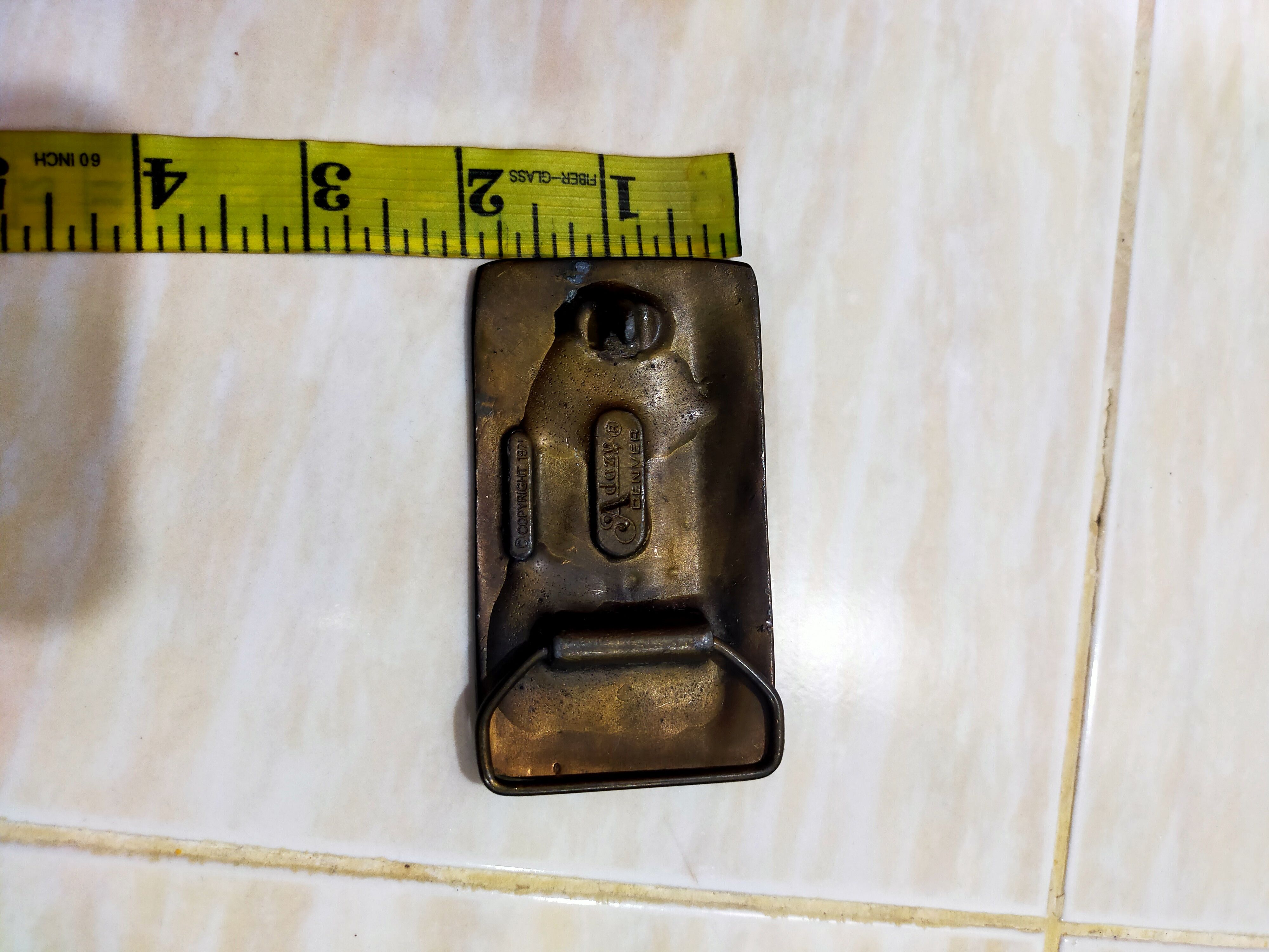 🔥Rare🔥70's Vintage Buckle Railway Head