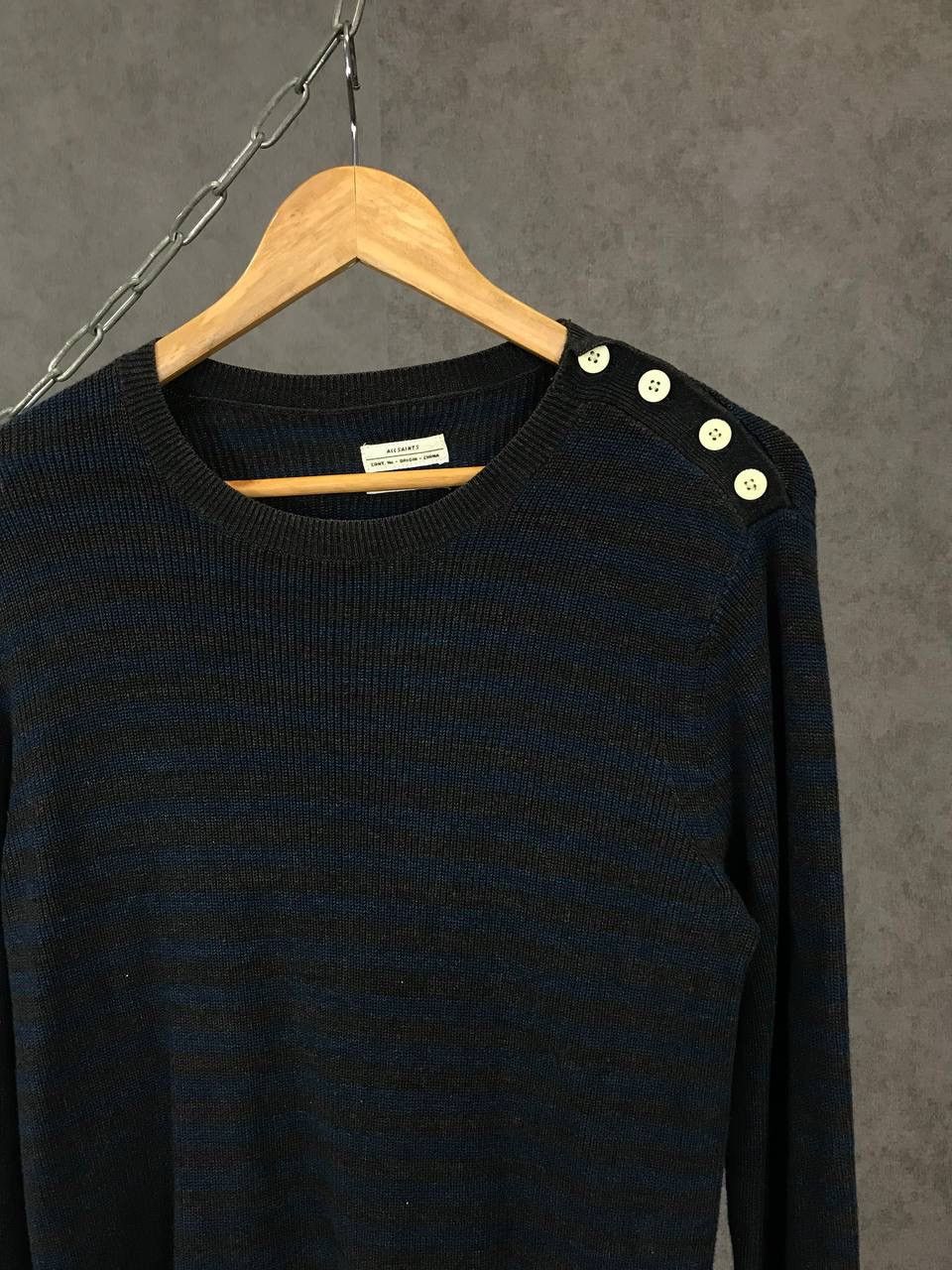 Allsaints Allsaints vintage striped sweatshirt Size US XS / EU 42 / 0 - 2 Thumbnail