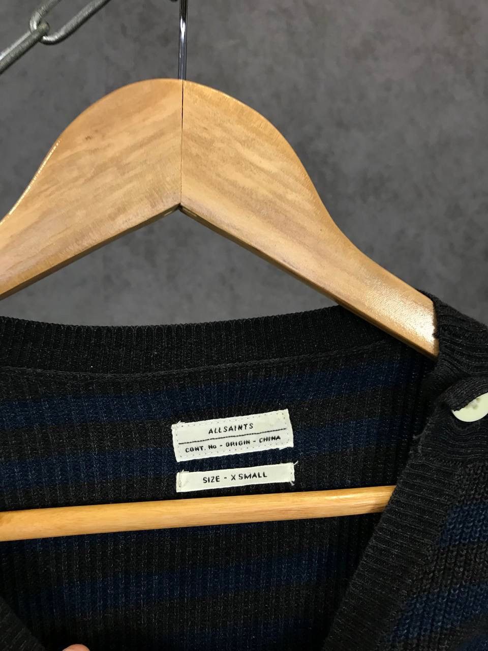 Allsaints Allsaints vintage striped sweatshirt Size US XS / EU 42 / 0 - 3 Thumbnail