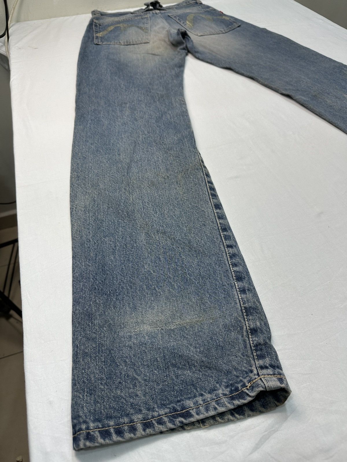 Japanese Brand Vintage Factory Evisu design selvedge denim jeans Size US 27 - 16 Thumbnail