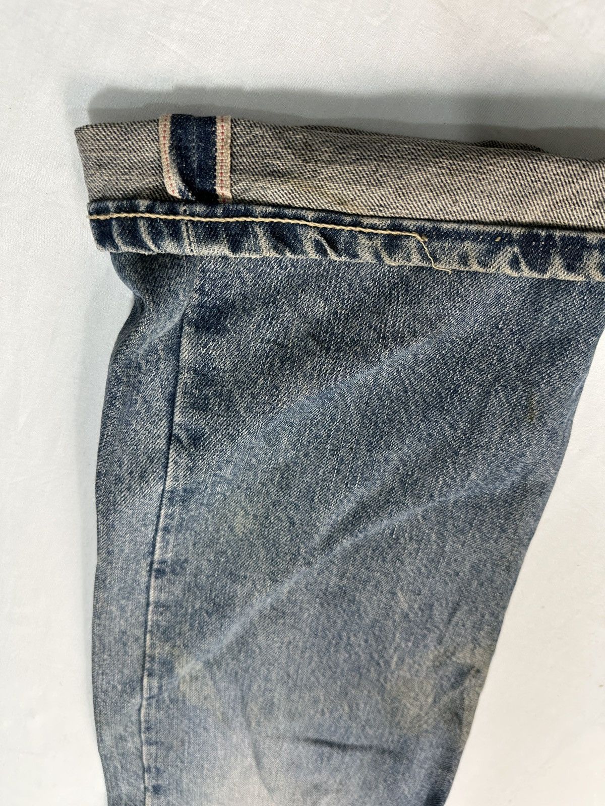 Japanese Brand Vintage Factory Evisu design selvedge denim jeans Size US 27 - 13 Thumbnail