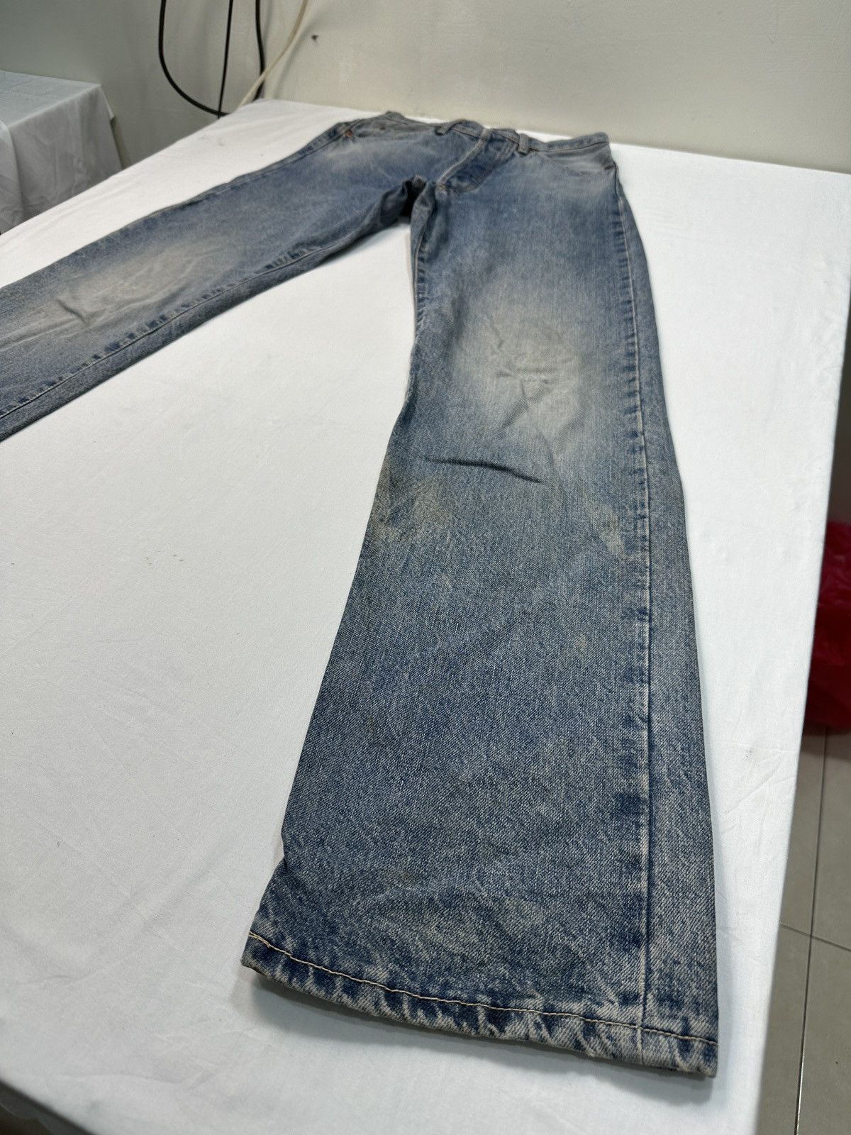 Japanese Brand Vintage Factory Evisu design selvedge denim jeans Size US 27 - 3 Thumbnail