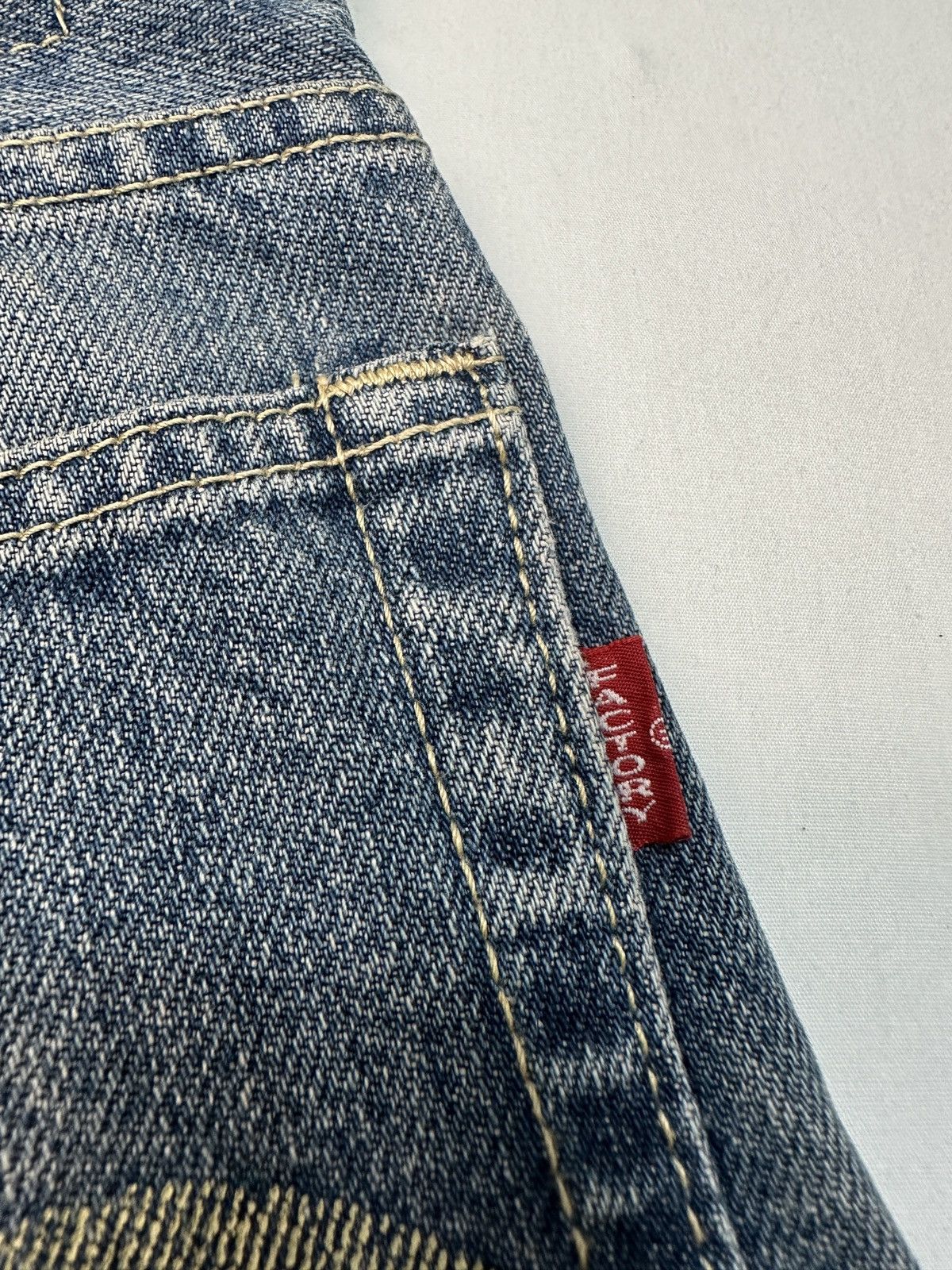 Japanese Brand Vintage Factory Evisu design selvedge denim jeans Size US 27 - 20 Thumbnail