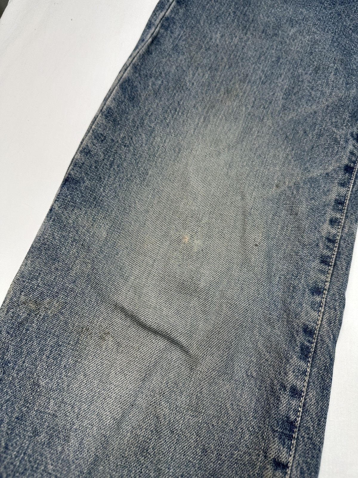 Japanese Brand Vintage Factory Evisu design selvedge denim jeans Size US 27 - 7 Thumbnail