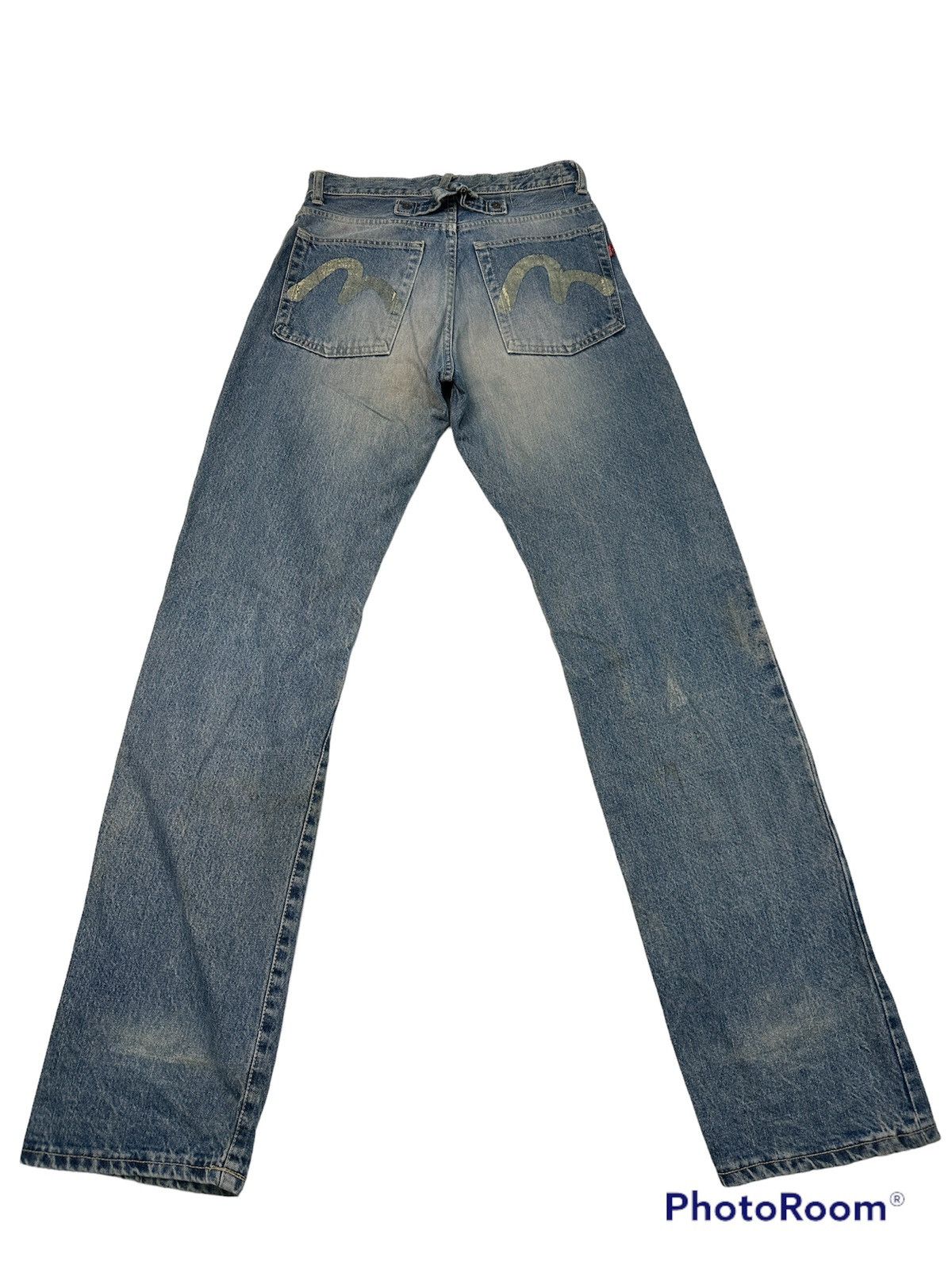 Japanese Brand Vintage Factory Evisu design selvedge denim jeans Size US 27 - 2 Thumbnail
