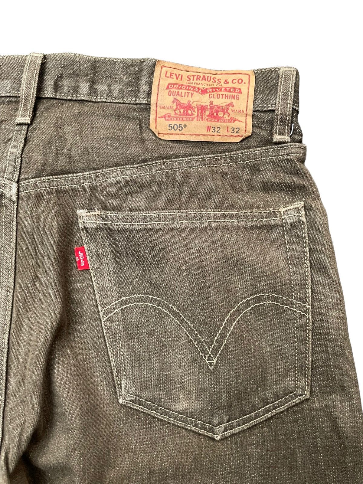 Levi's × Vintage Vintage 2008 Levis 505 Distresed Denim Size US 34 / EU 50 - 8 Thumbnail