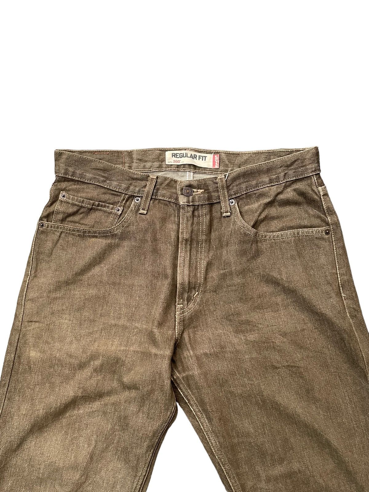 Levi's × Vintage Vintage 2008 Levis 505 Distresed Denim Size US 34 / EU 50 - 3 Thumbnail
