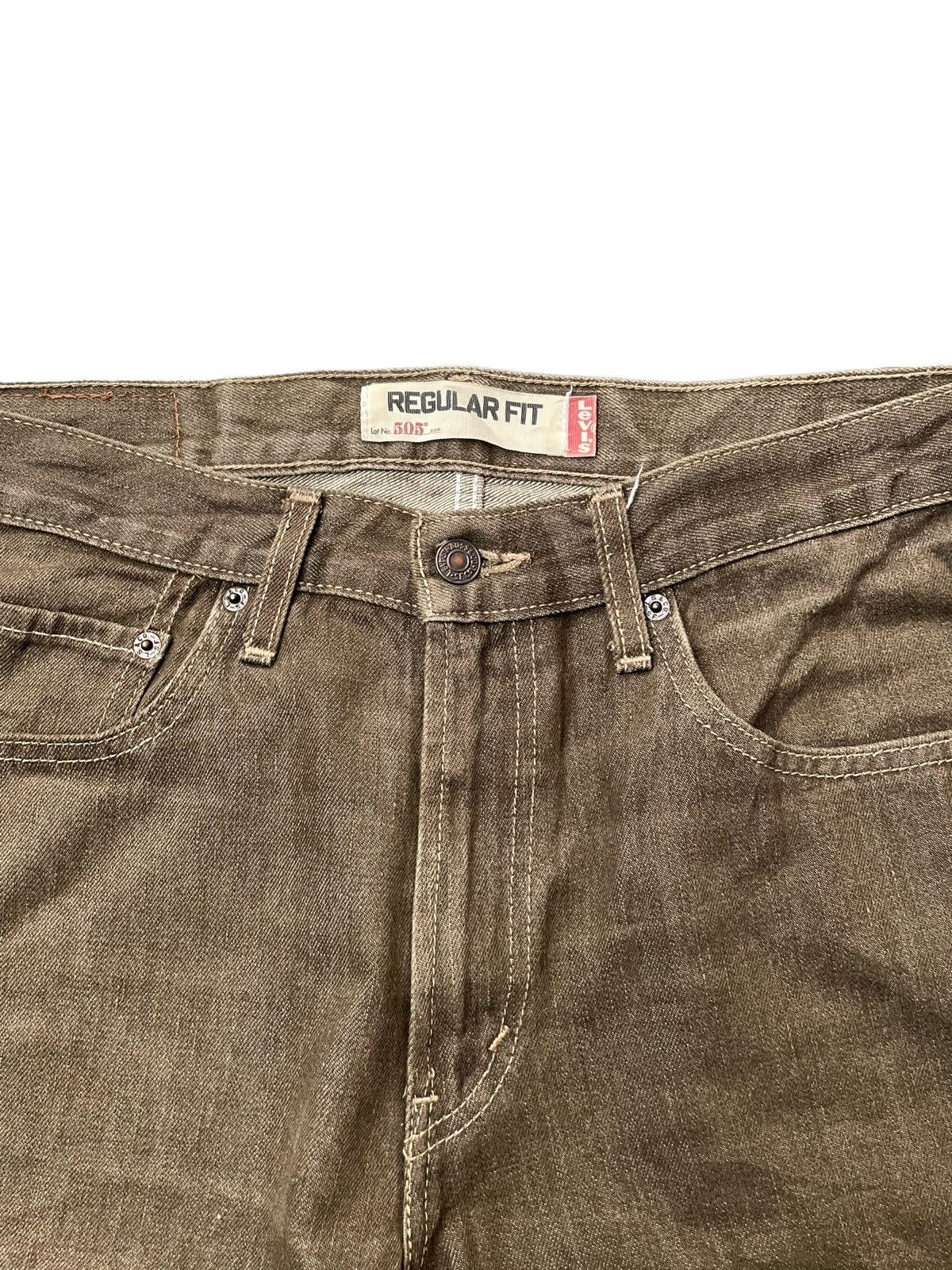 Levi's × Vintage Vintage 2008 Levis 505 Distresed Denim Size US 34 / EU 50 - 4 Thumbnail