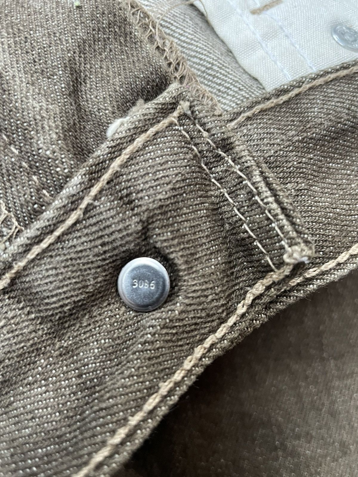 Levi's × Vintage Vintage 2008 Levis 505 Distresed Denim Size US 34 / EU 50 - 14 Thumbnail