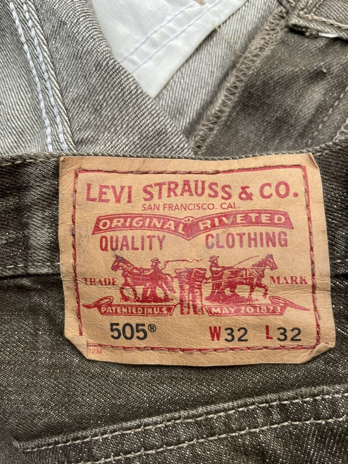 Levi's × Vintage Vintage 2008 Levis 505 Distresed Denim Size US 34 / EU 50 - 10 Thumbnail