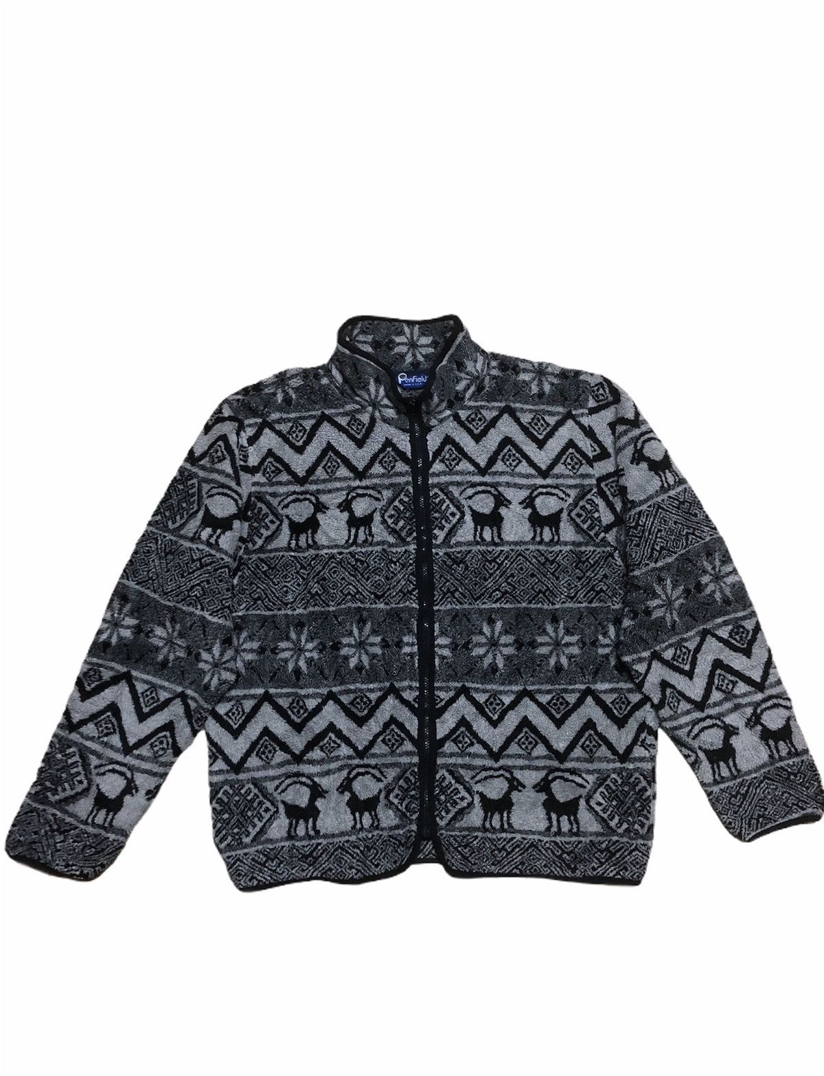 Penfield Vintage Penfield Synchilla Fleece Jacket Wolf Graffiti Size US M / EU 48-50 / 2 - 1 Thumbnail
