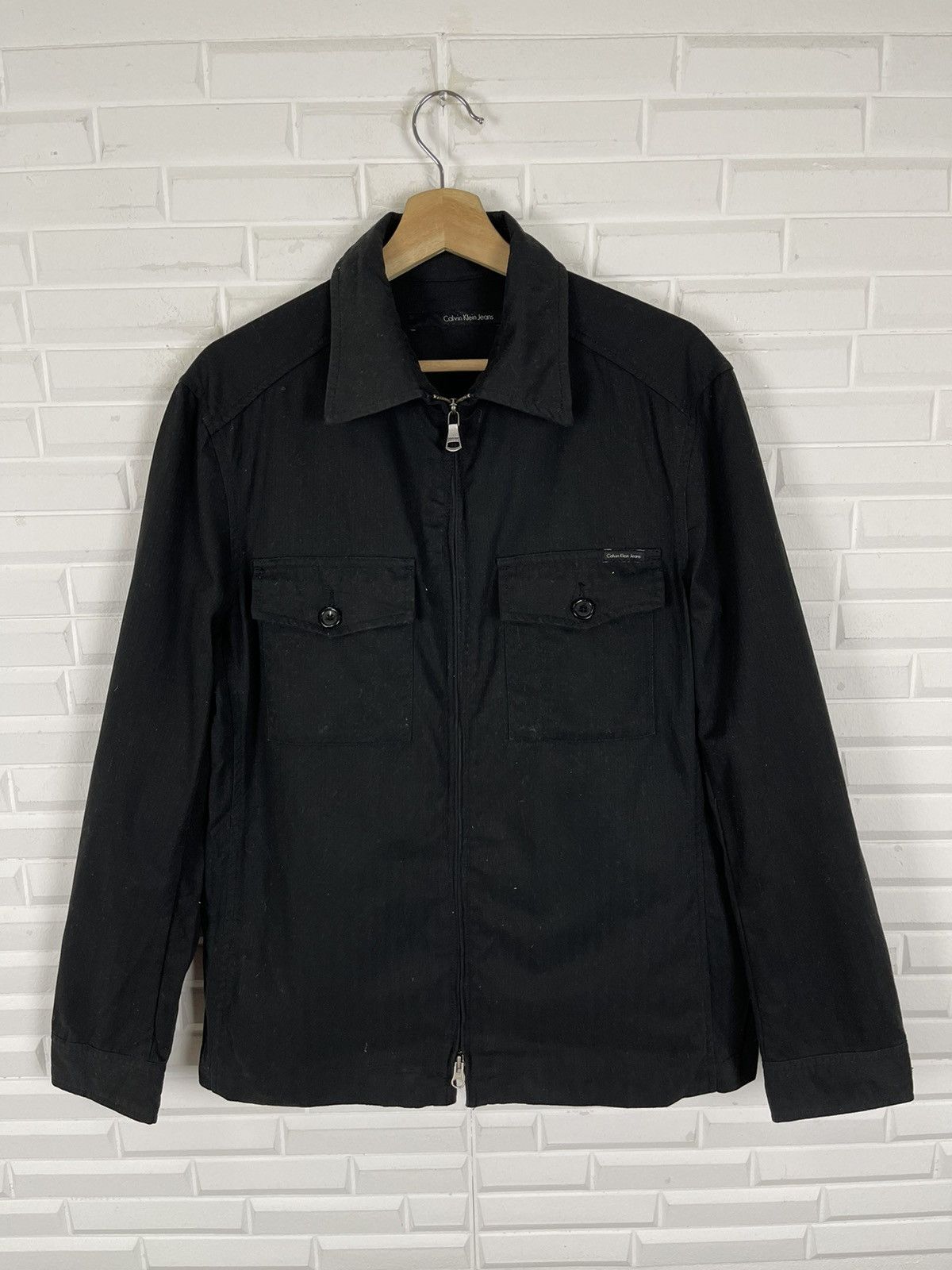 Calvin Klein Black CALVIN KLEIN New York Street Fashion Size US L / EU 52-54 / 3 - 1 Thumbnail