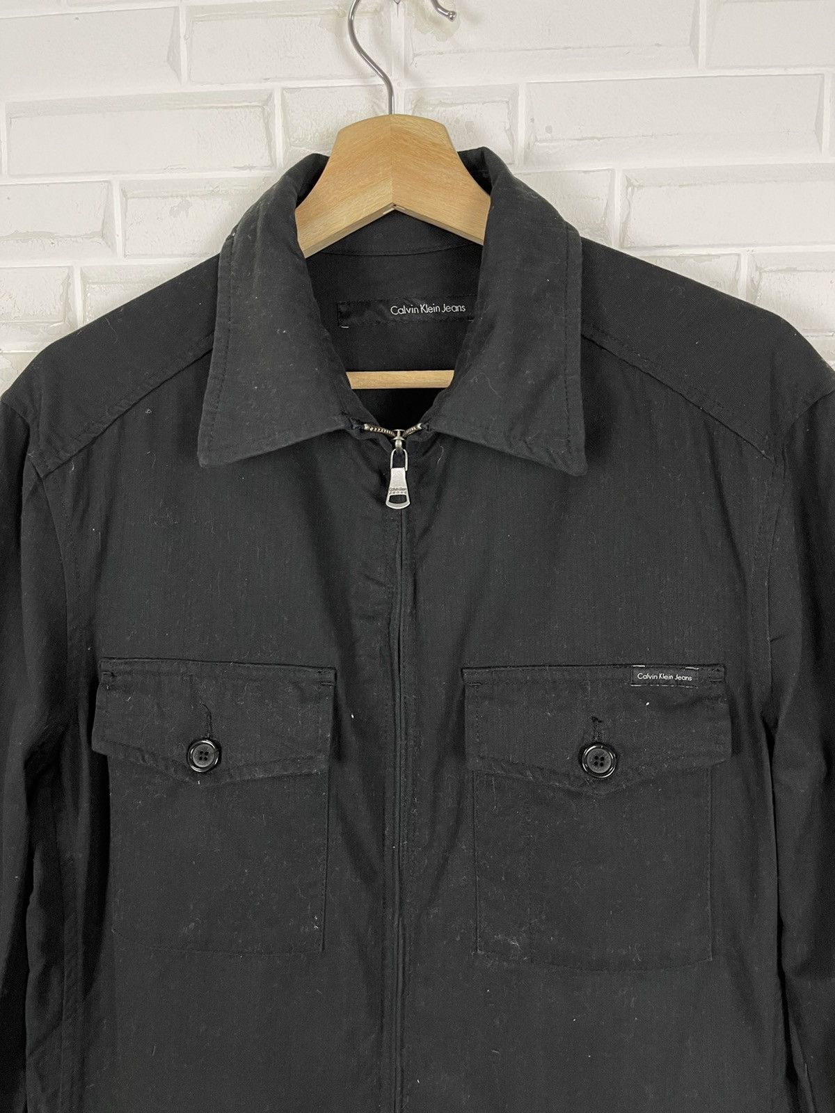 Calvin Klein Black CALVIN KLEIN New York Street Fashion Size US L / EU 52-54 / 3 - 2 Thumbnail