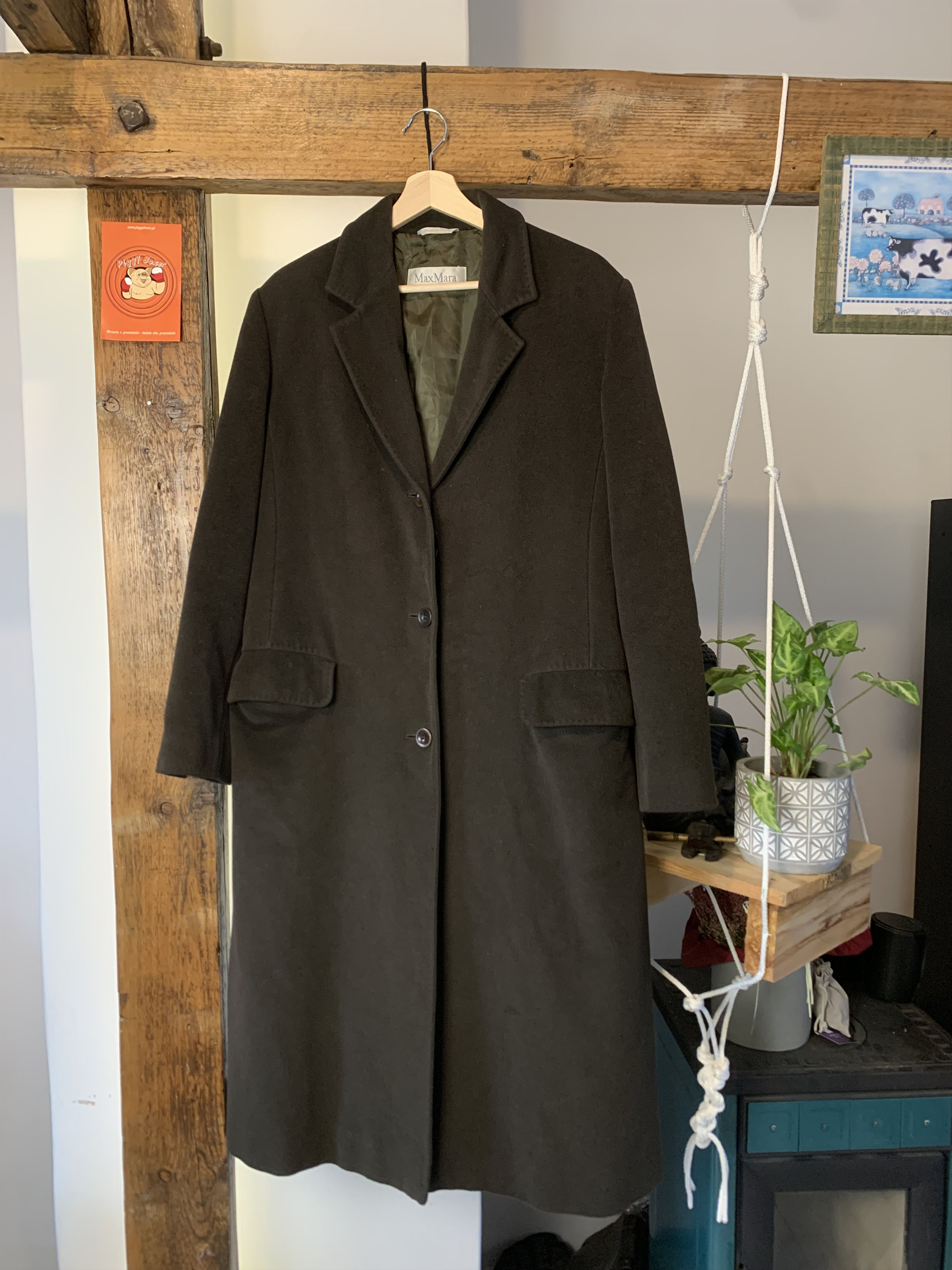 Other Max Mara Lana and Angora Wool, Bottle Green Size US XL / EU 56 / 4 - 1 Thumbnail