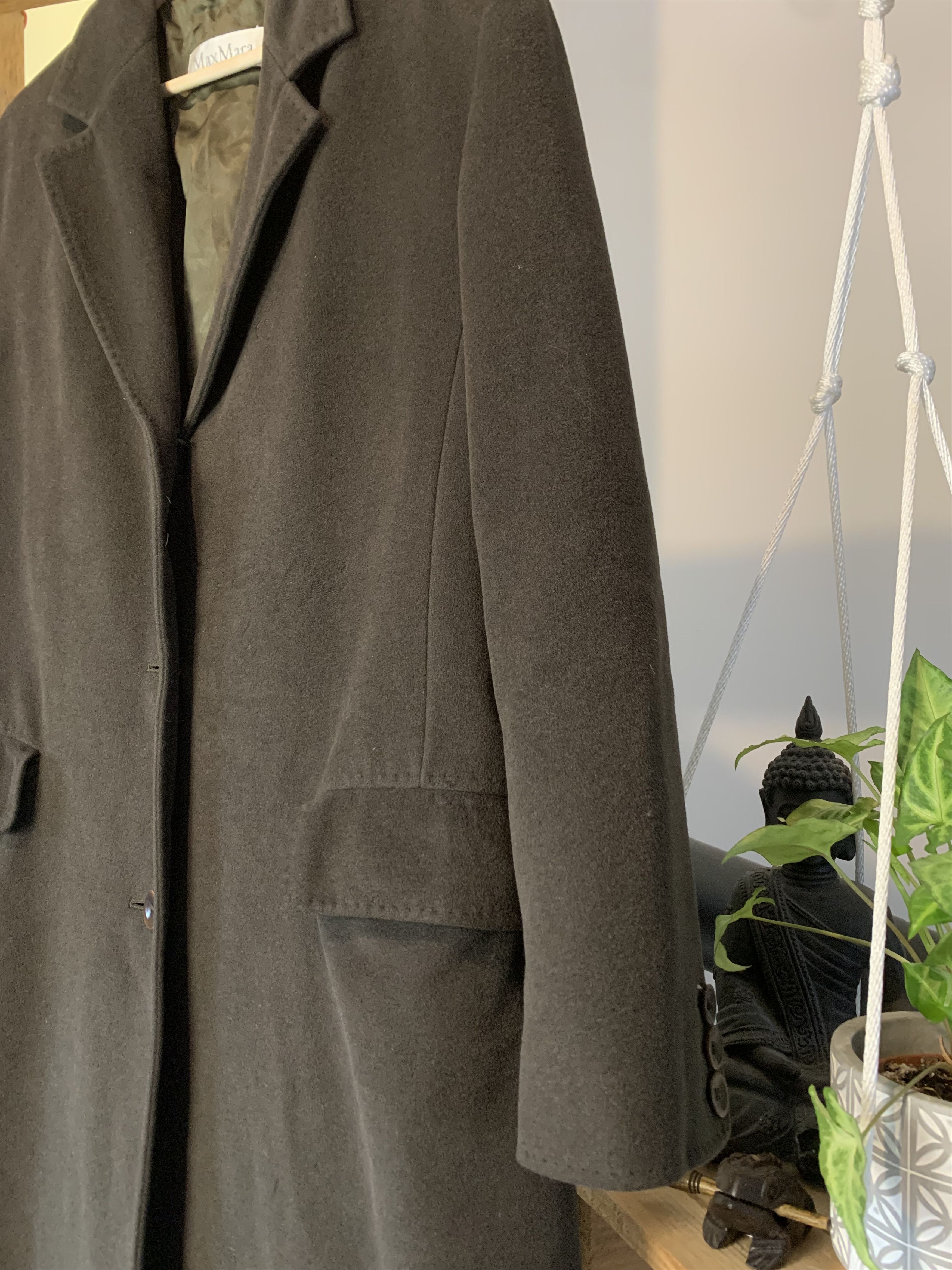 Other Max Mara Lana and Angora Wool, Bottle Green Size US XL / EU 56 / 4 - 4 Thumbnail