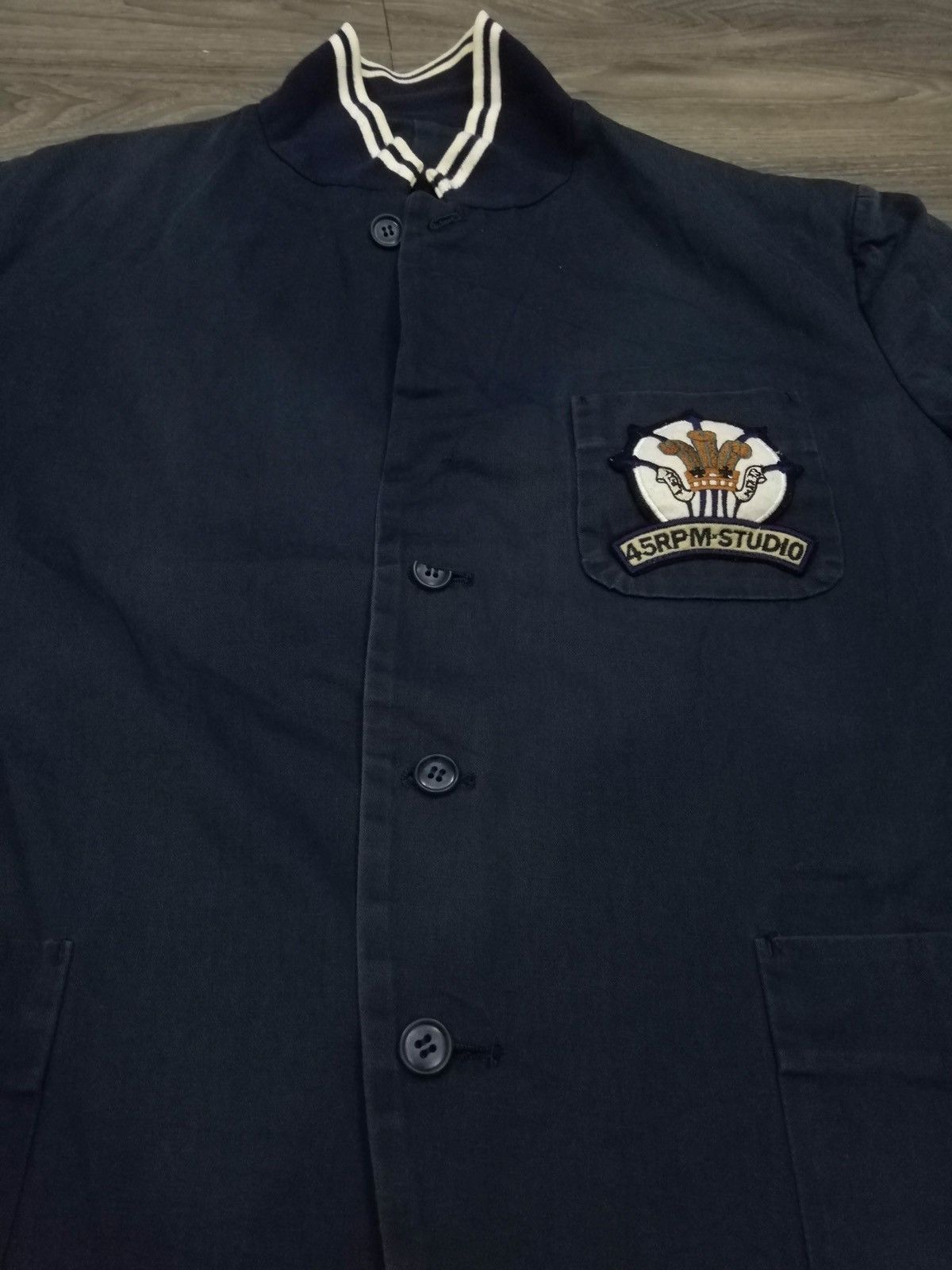 45rpm × Japanese Brand 45rpm Japanese Streetwear Button Up Jacket Size US L / EU 52-54 / 3 - 3 Thumbnail