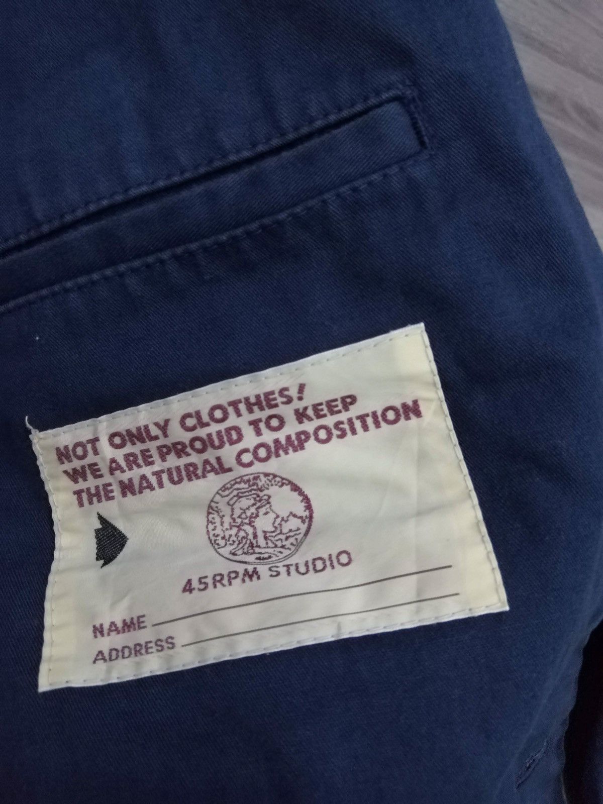 45rpm × Japanese Brand 45rpm Japanese Streetwear Button Up Jacket Size US L / EU 52-54 / 3 - 7 Thumbnail