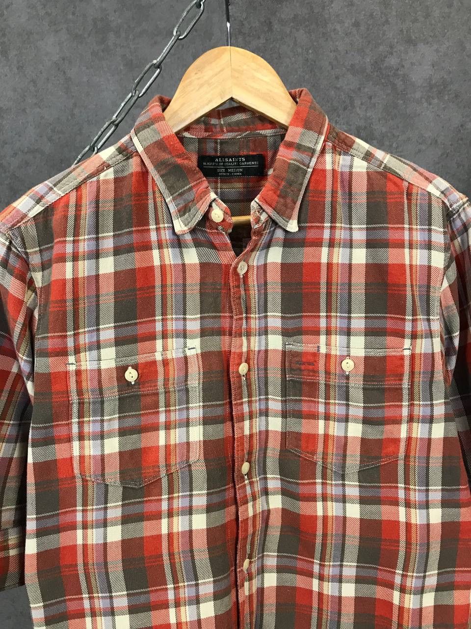 Allsaints Allsaints vintage flannel shirt Size US M / EU 48-50 / 2 - 3 Thumbnail