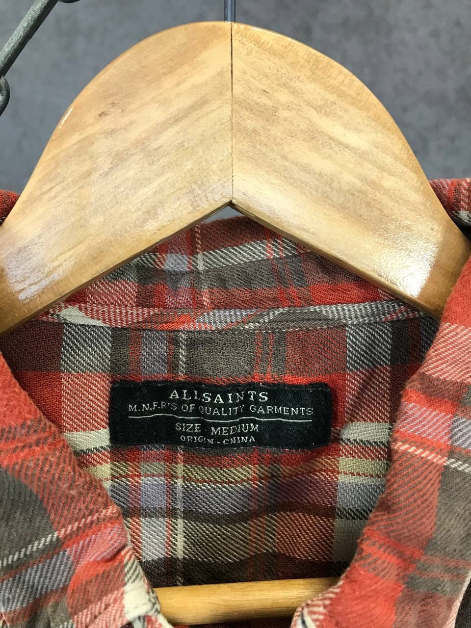 Allsaints Allsaints vintage flannel shirt Size US M / EU 48-50 / 2 - 4 Thumbnail
