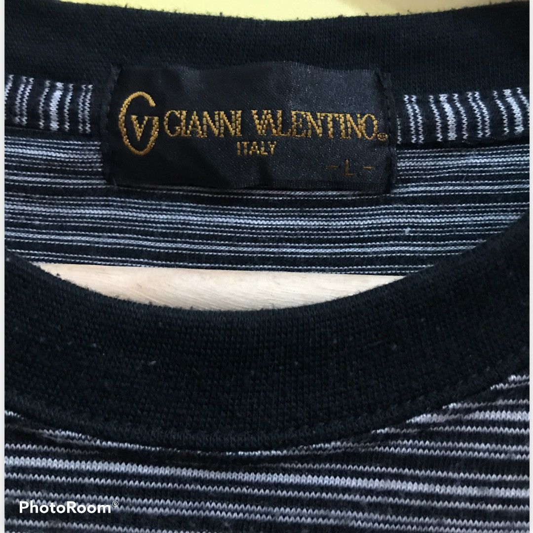 Gianni Valentino × Valentino Vintage Gianni Valentino Single Pocket TShirt Size US L / EU 52-54 / 3 - 4 Thumbnail
