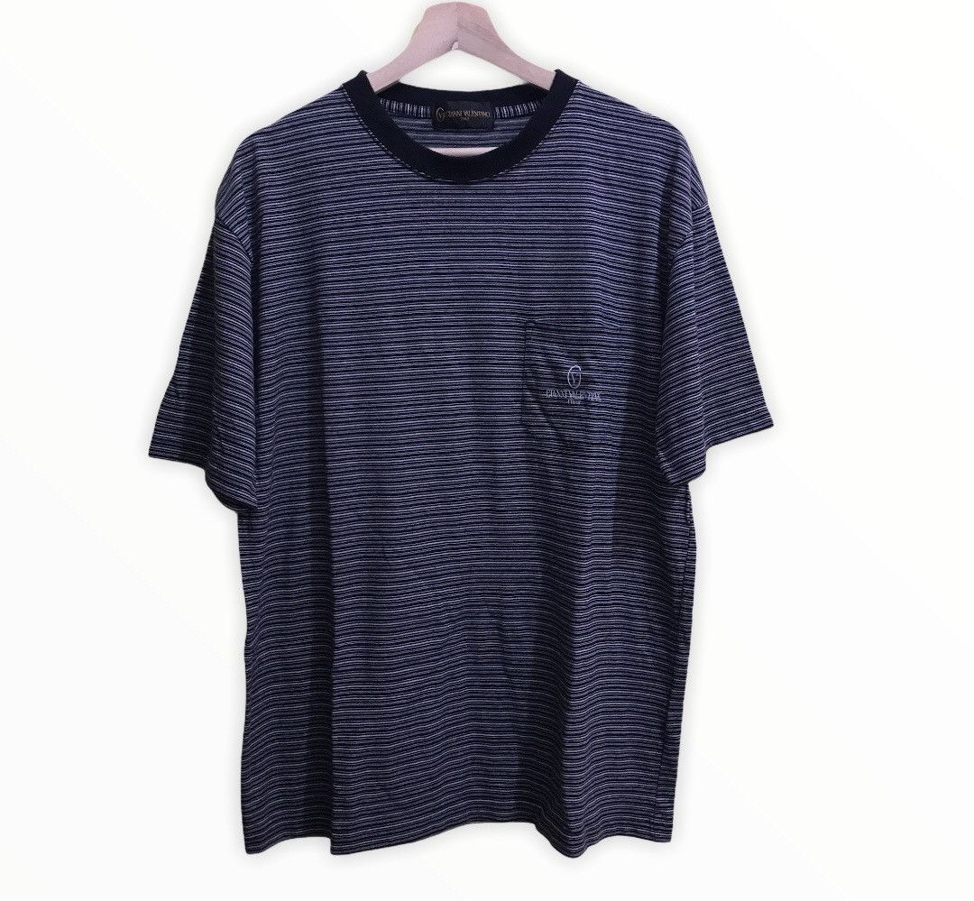 Gianni Valentino × Valentino Vintage Gianni Valentino Single Pocket TShirt Size US L / EU 52-54 / 3 - 1 Thumbnail