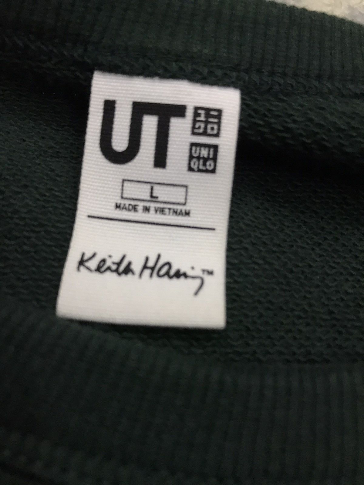 Keith Haring × Uniqlo × Vintage Vintage Keith haring Crewneck Sweatshirt Size US L / EU 52-54 / 3 - 4 Thumbnail