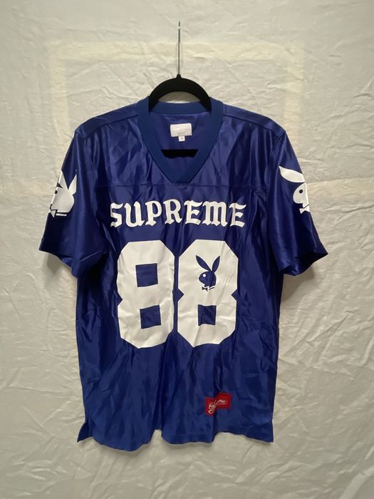 Supreme playboy 2024 football jersey