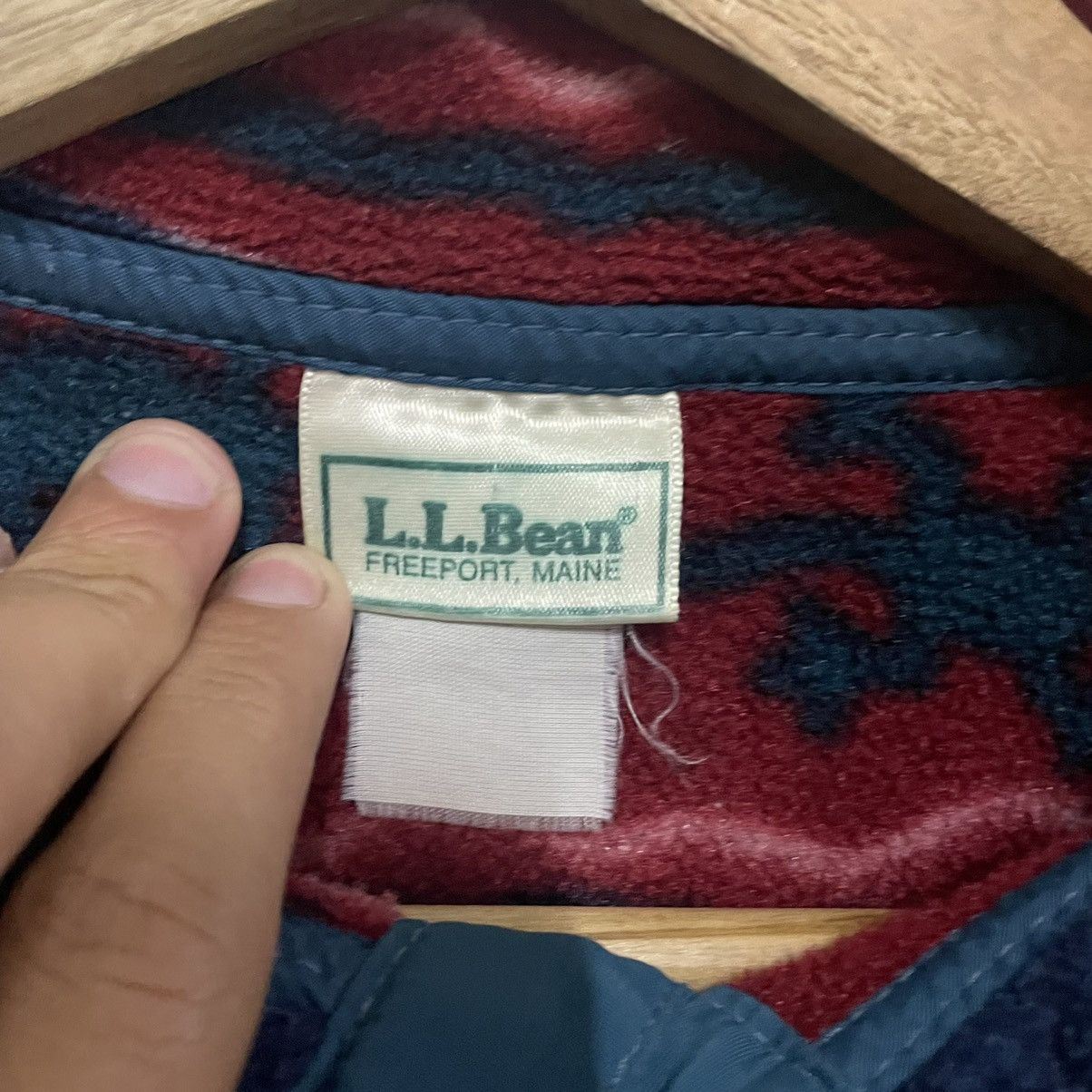 L.L. Bean × Native × Vintage 💥 90s LL BEAN NATIVE SNAP BUTTON FLEECE Size US M / EU 48-50 / 2 - 7 Thumbnail
