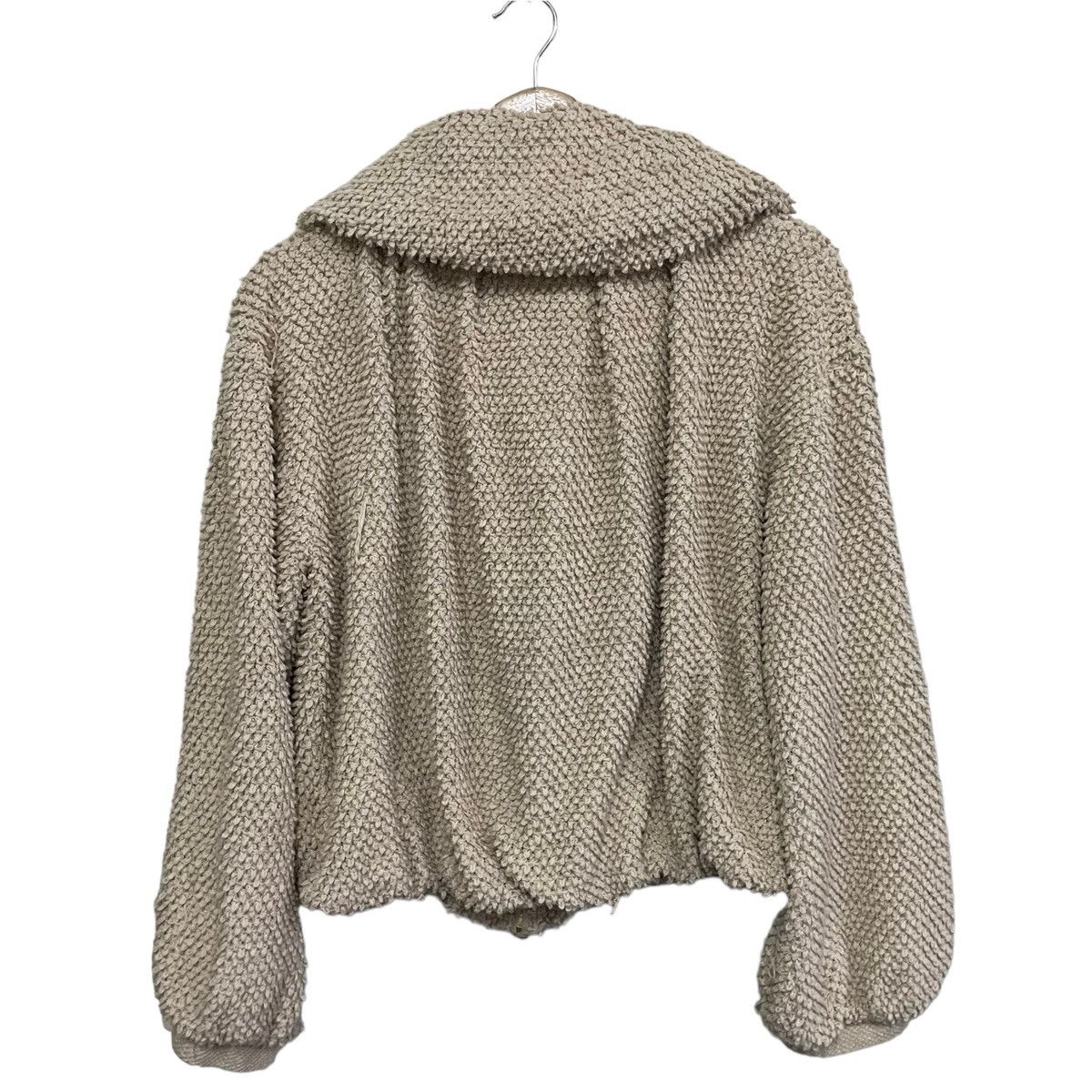 Issey Miyake × Tsumori Chisato 💥 TSUMORI CHISATO FURRY KNIT CROP JACKET Size L / US 10 / IT 46 - 6 Thumbnail